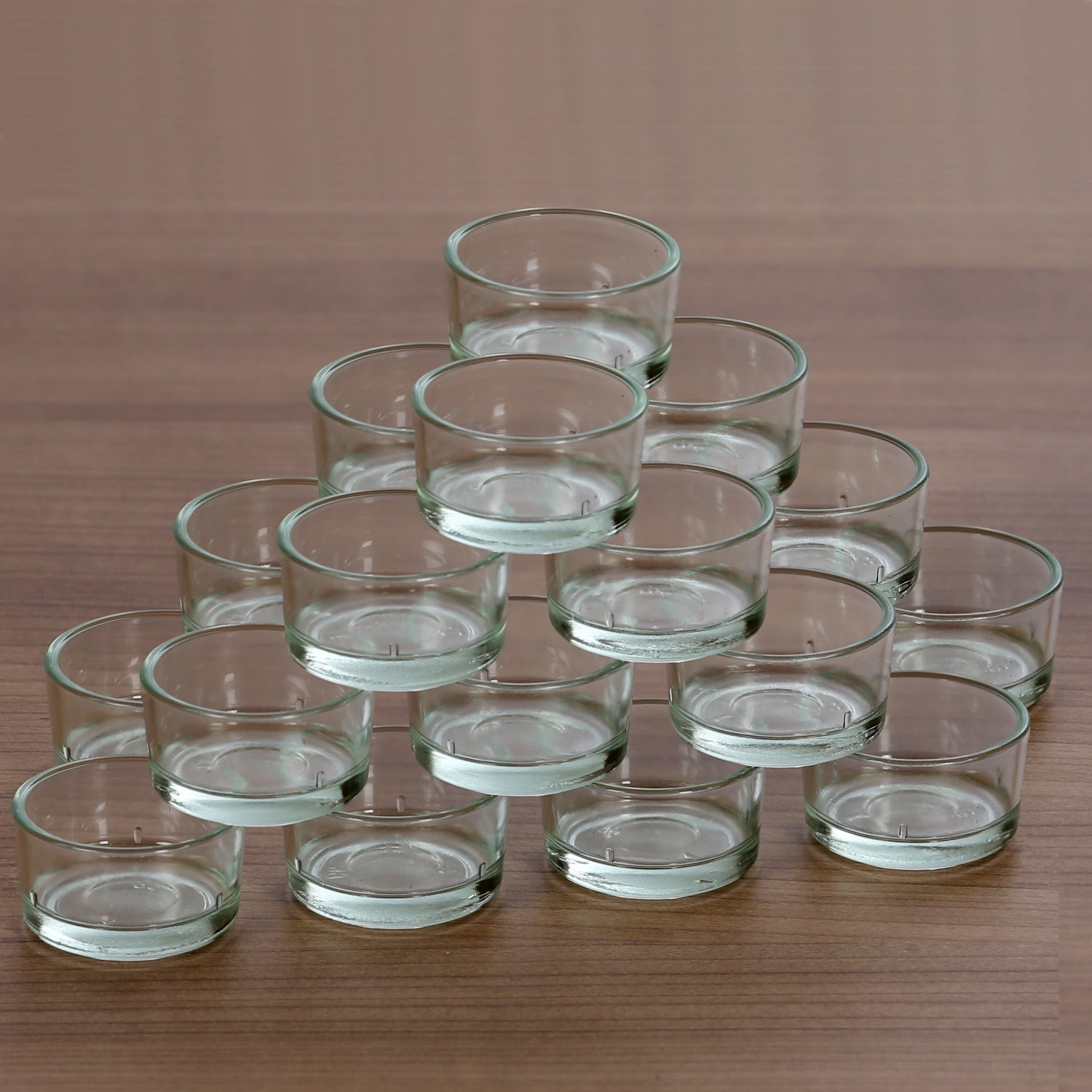 Tealight holder, cups 40mm Glass Tea Light for Standard candles eBay