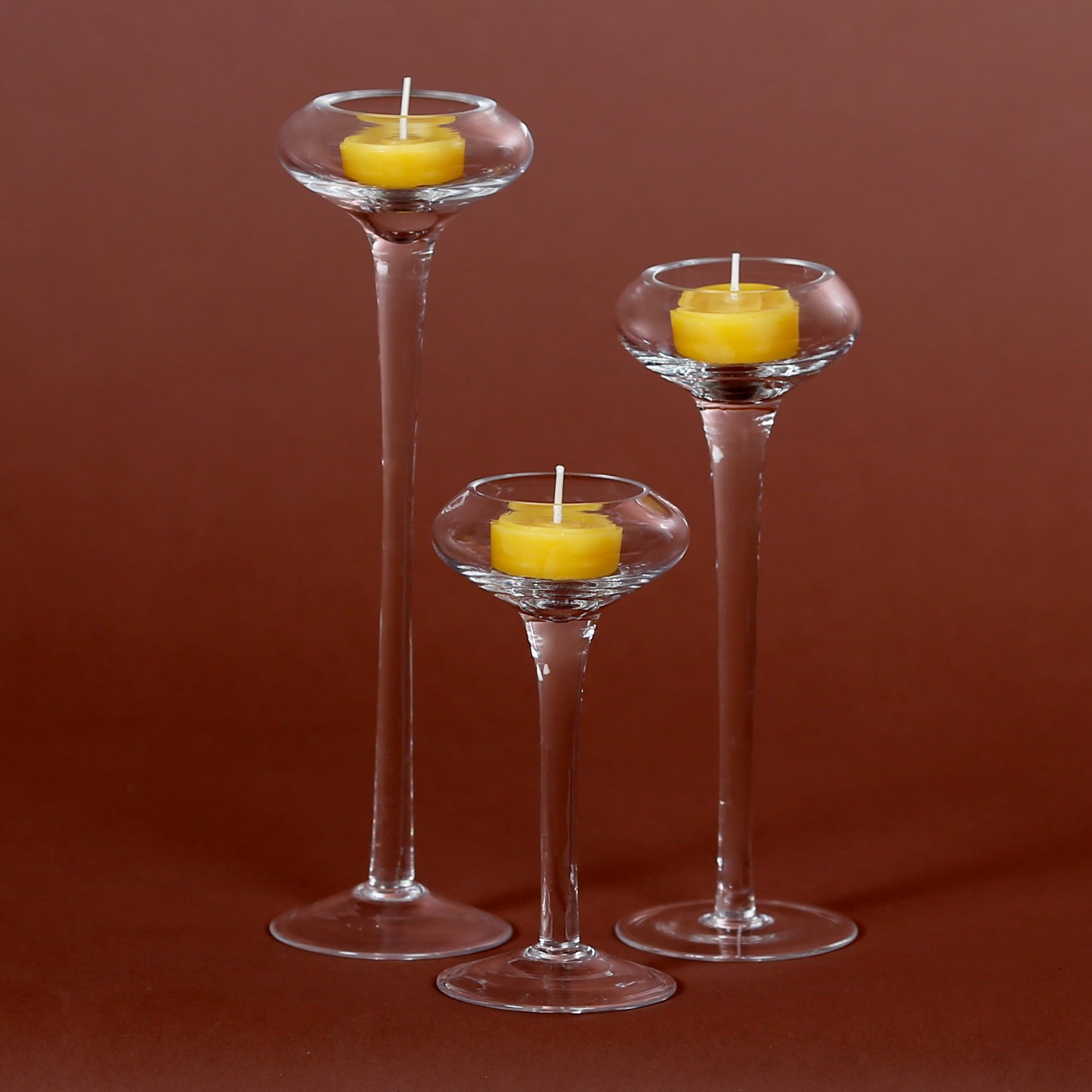 Tealight candle holder oval 45mm