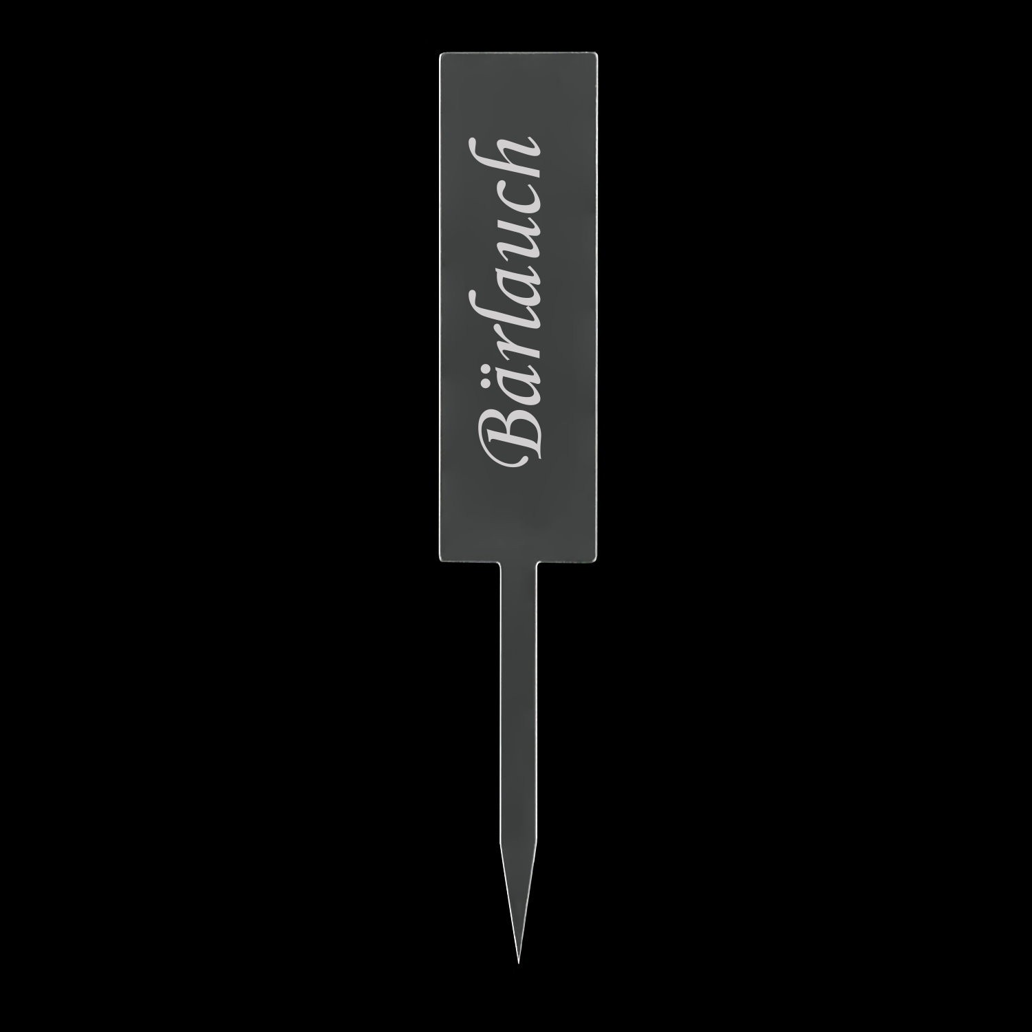 Plant label stakes in PLEXIGLAS®, colourless transparent