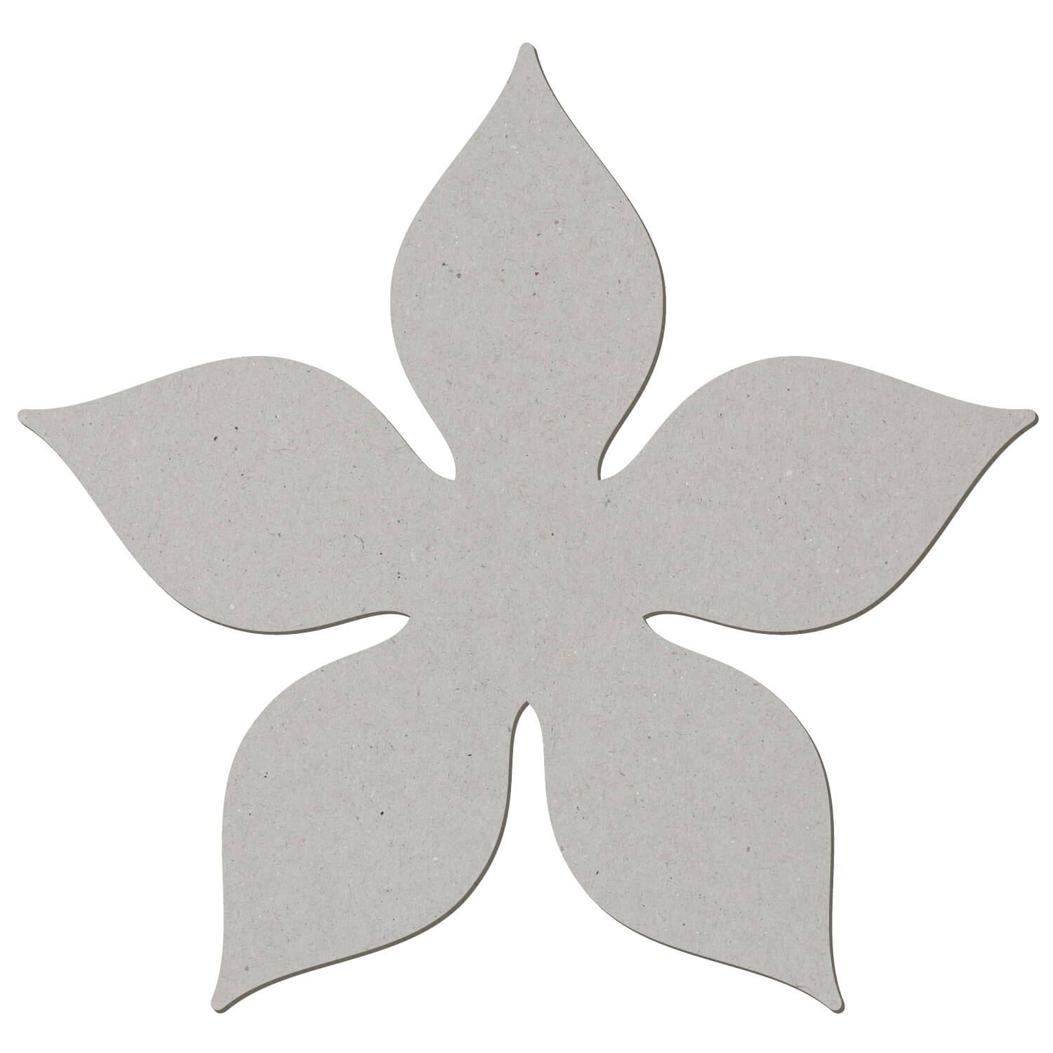 Pappe Enzian Blüte - Zuschnitt 3-50cm Deko Basteln