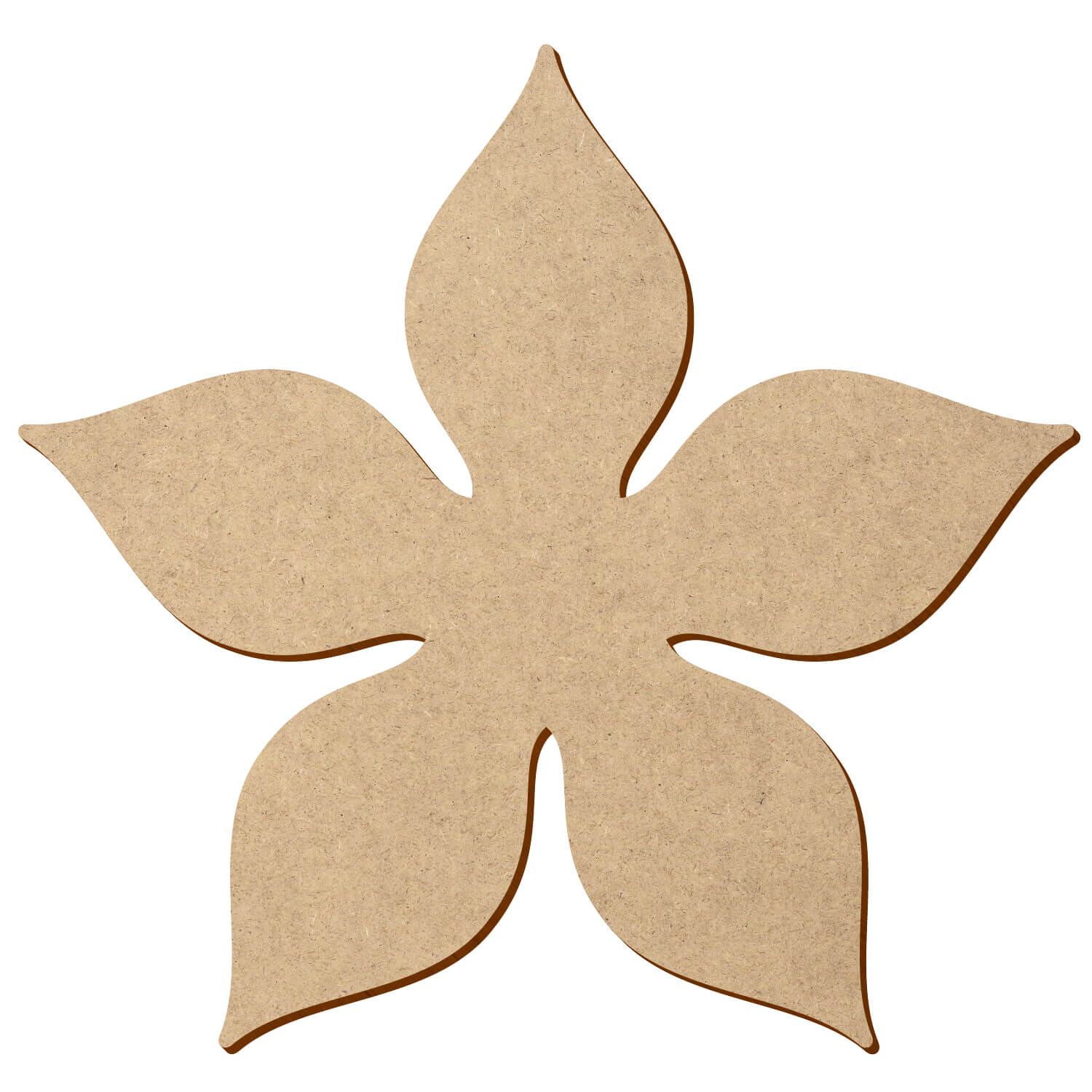 Pappe Enzian Blüte - Zuschnitt 3-50cm Deko Basteln