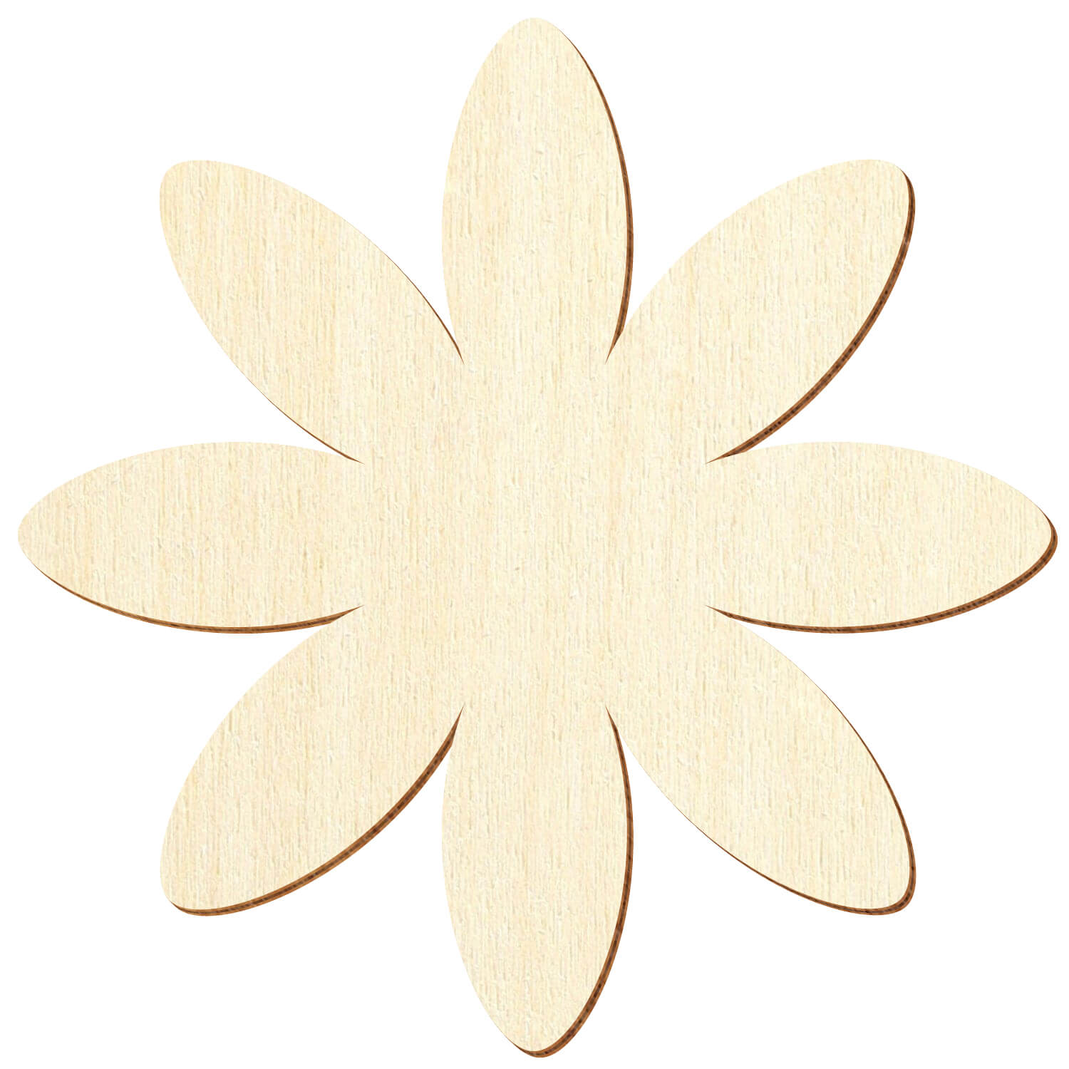Holz Margerite - Zuschnitt 3-50cm Deko Basteln