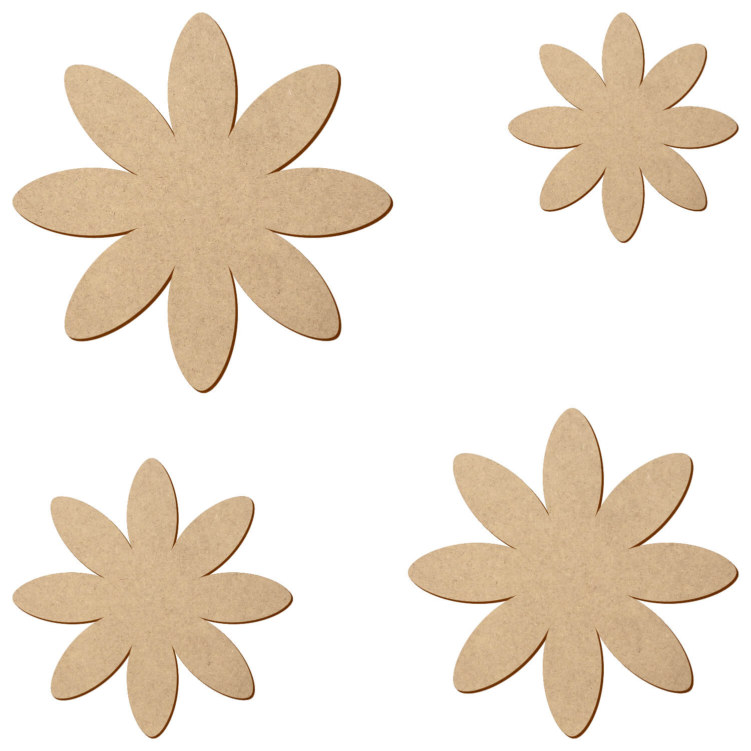 Pappe Margerite - Zuschnitt 3-50cm Deko Basteln Gruppe