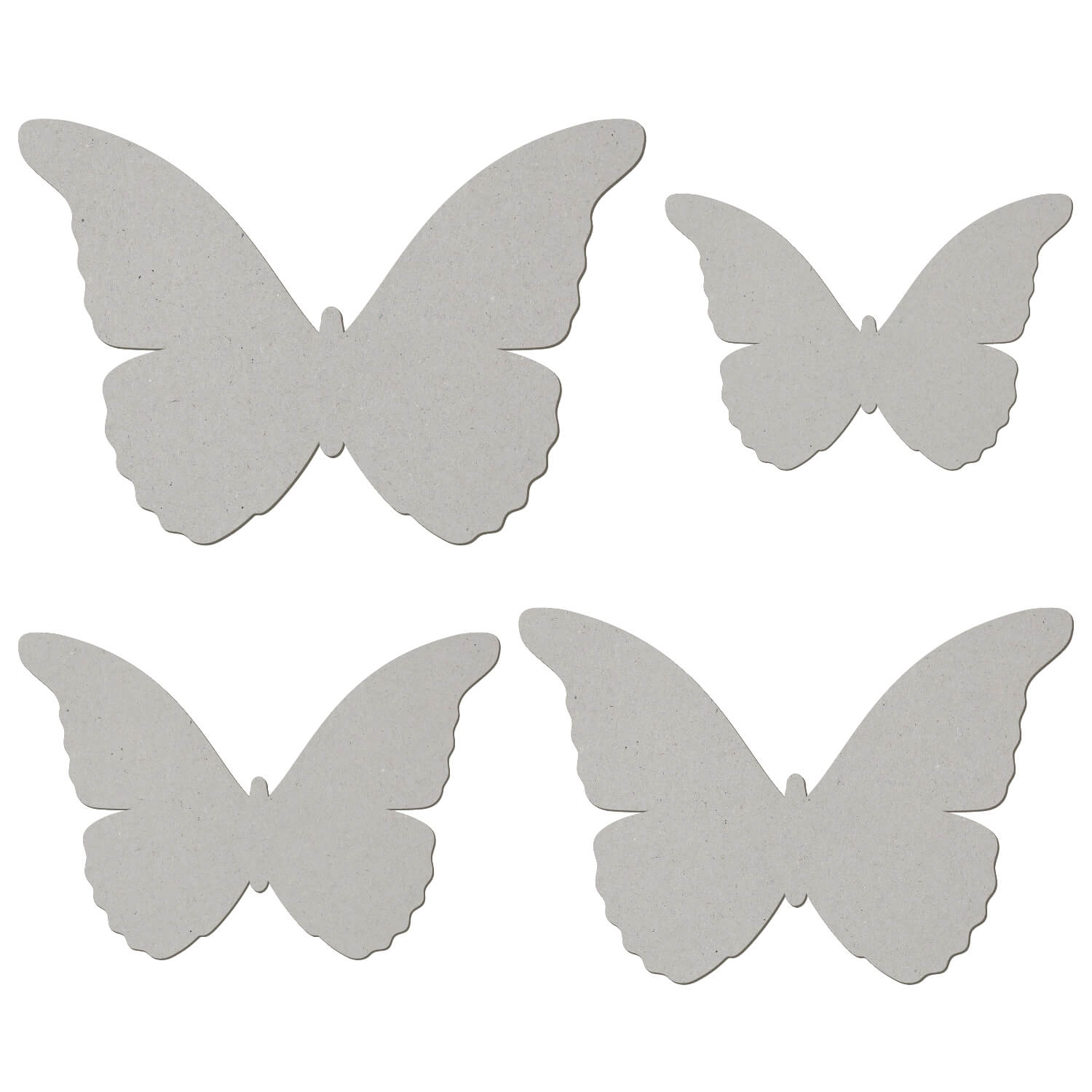 Pappe Schmetterling V1 - Zuschnitt 3-50cm Deko Basteln Gruppe