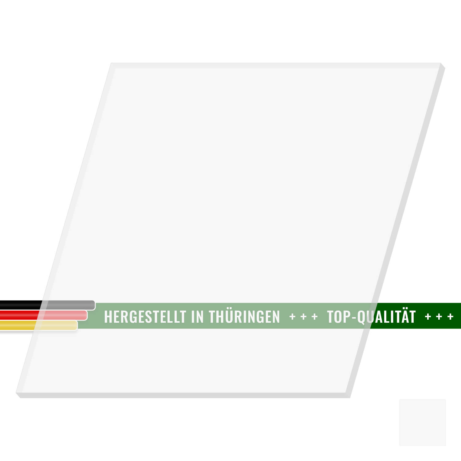 PLEXIGLAS® Zuschnitt 3-50cm - Quadrat Farblos transparent
