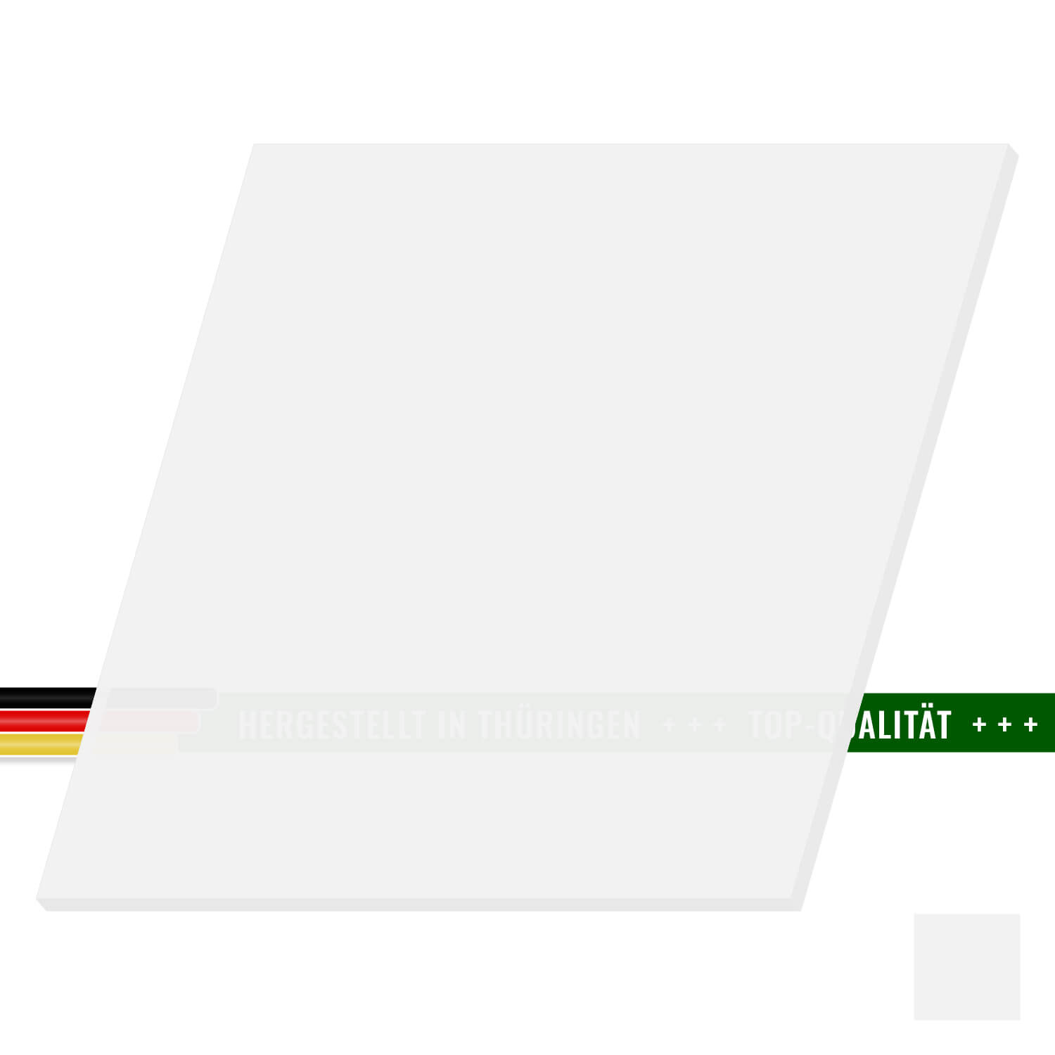 PLEXIGLAS® Zuschnitt 3-50cm - Quadrat Farblos milchig