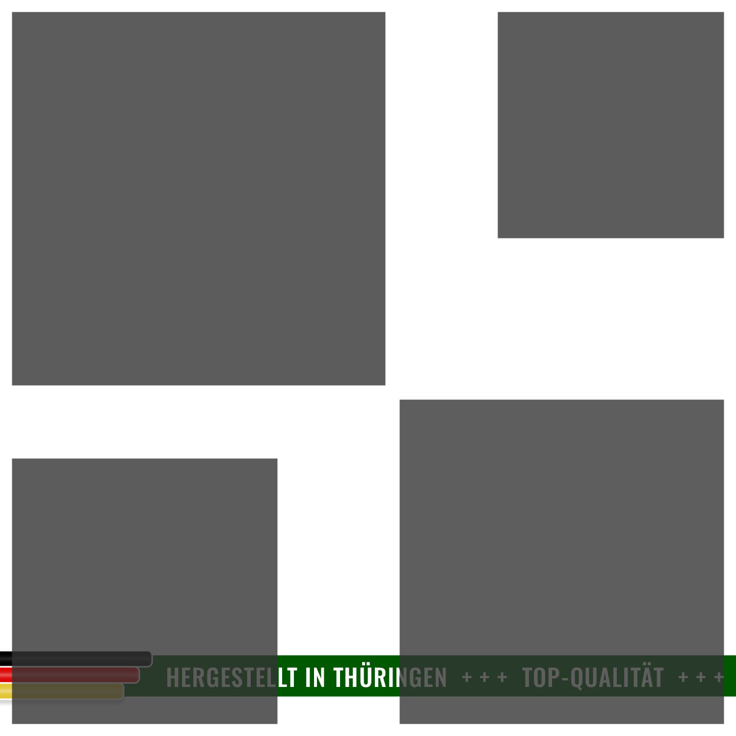 PLEXIGLAS® Zuschnitt 3-50cm - Quadrat Dunkelgrau transparent