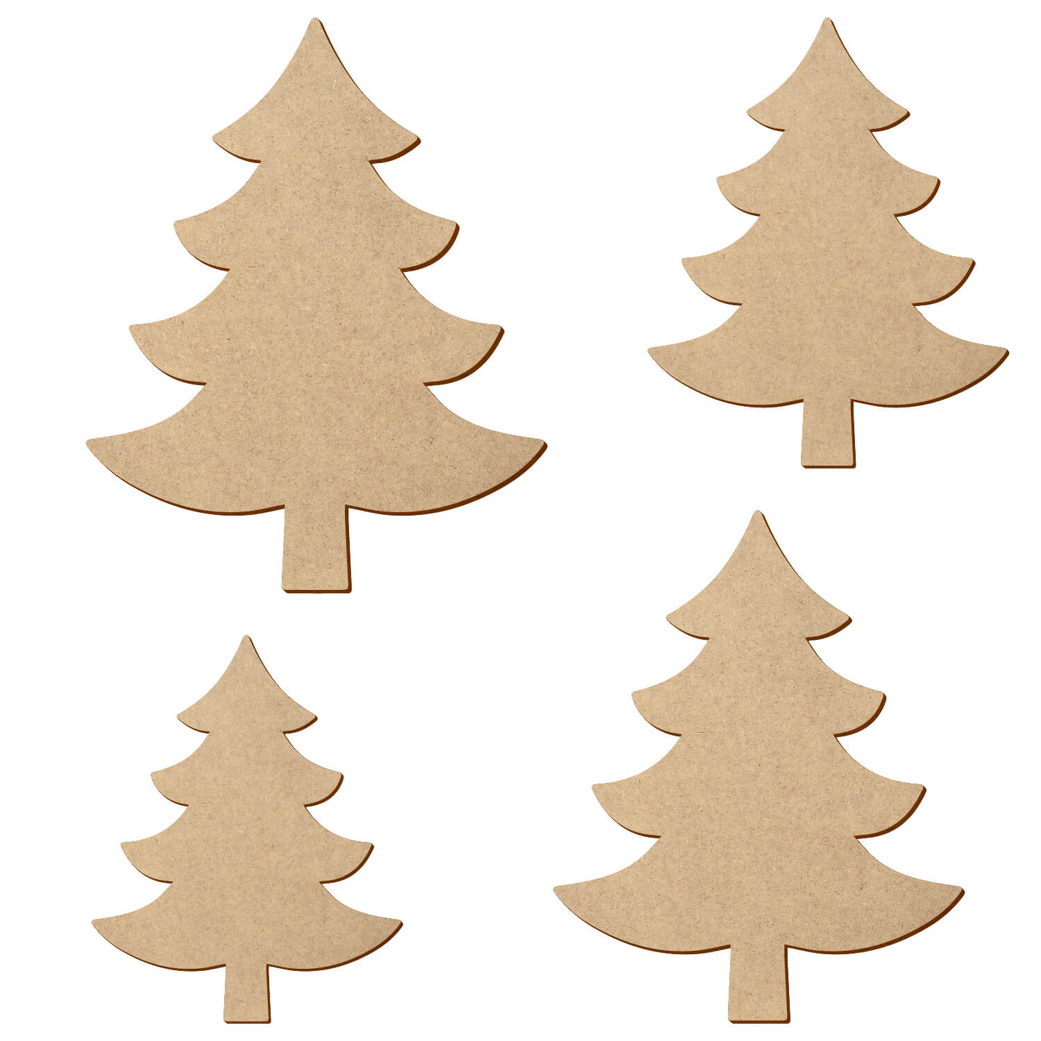 MDF Tanne Classic - Zuschnitt 3-50cm Deko Basteln Gruppe