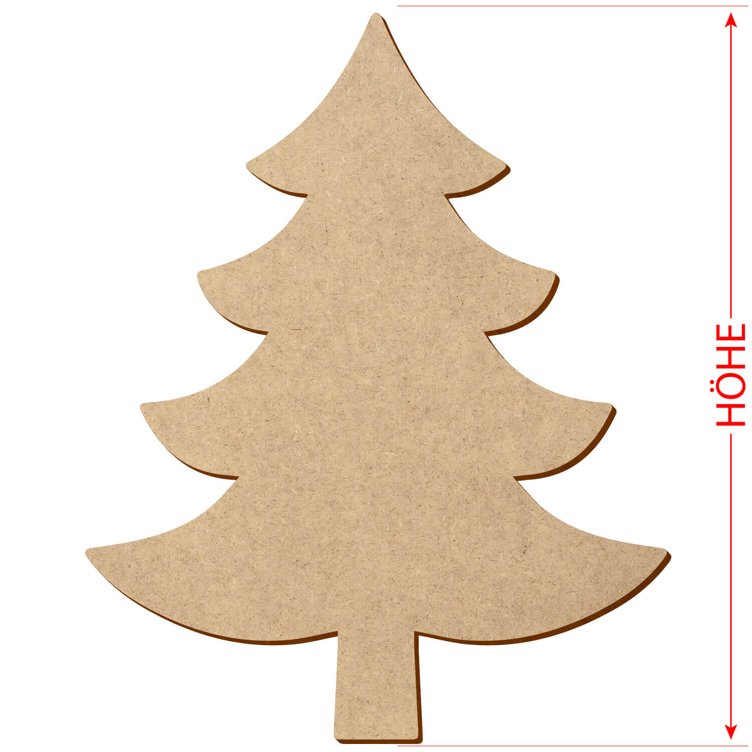MDF Tanne Classic - Zuschnitt 3-50cm Deko Basteln Größe