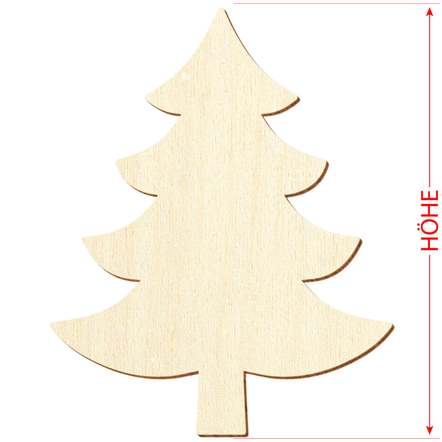 Holz Tanne Classic  - Zuschnitt 3-50cm Deko Basteln Größe
