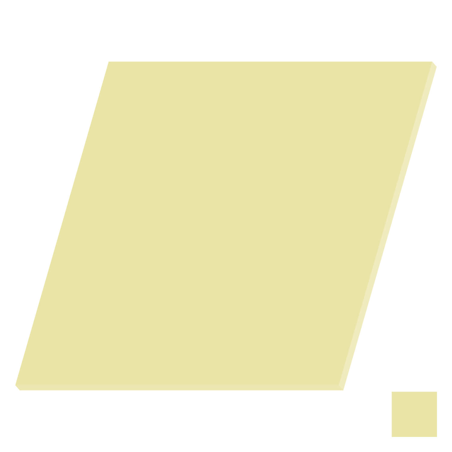 PLEXIGLAS® Zuschnitt 3-50cm - Quadrat creme