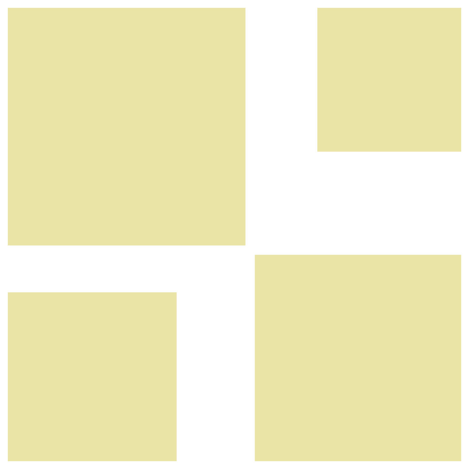 PLEXIGLAS® Zuschnitt 3-50cm - Quadrat creme Gruppenbild