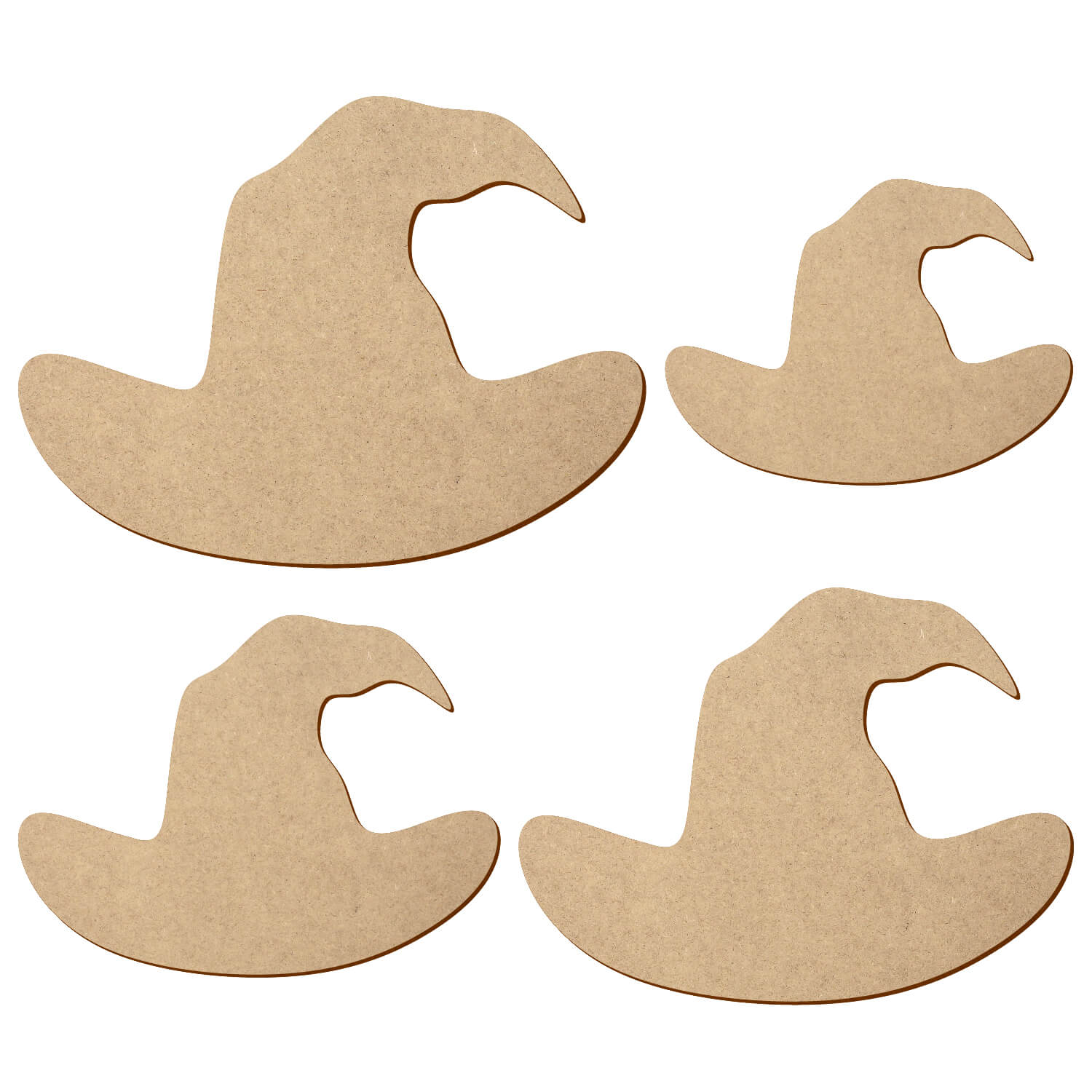 MDF Hexenhut - Zuschnitt 3-50cm Deko Basteln Gruppe