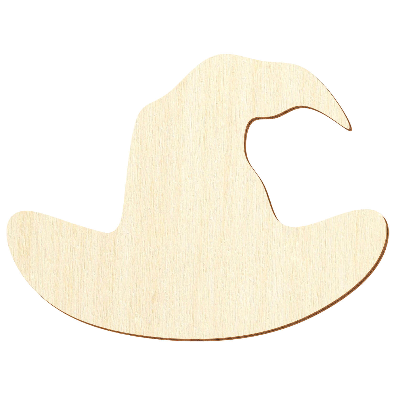 Holz Hexenhut - Zuschnitt 3-50cm Deko Basteln