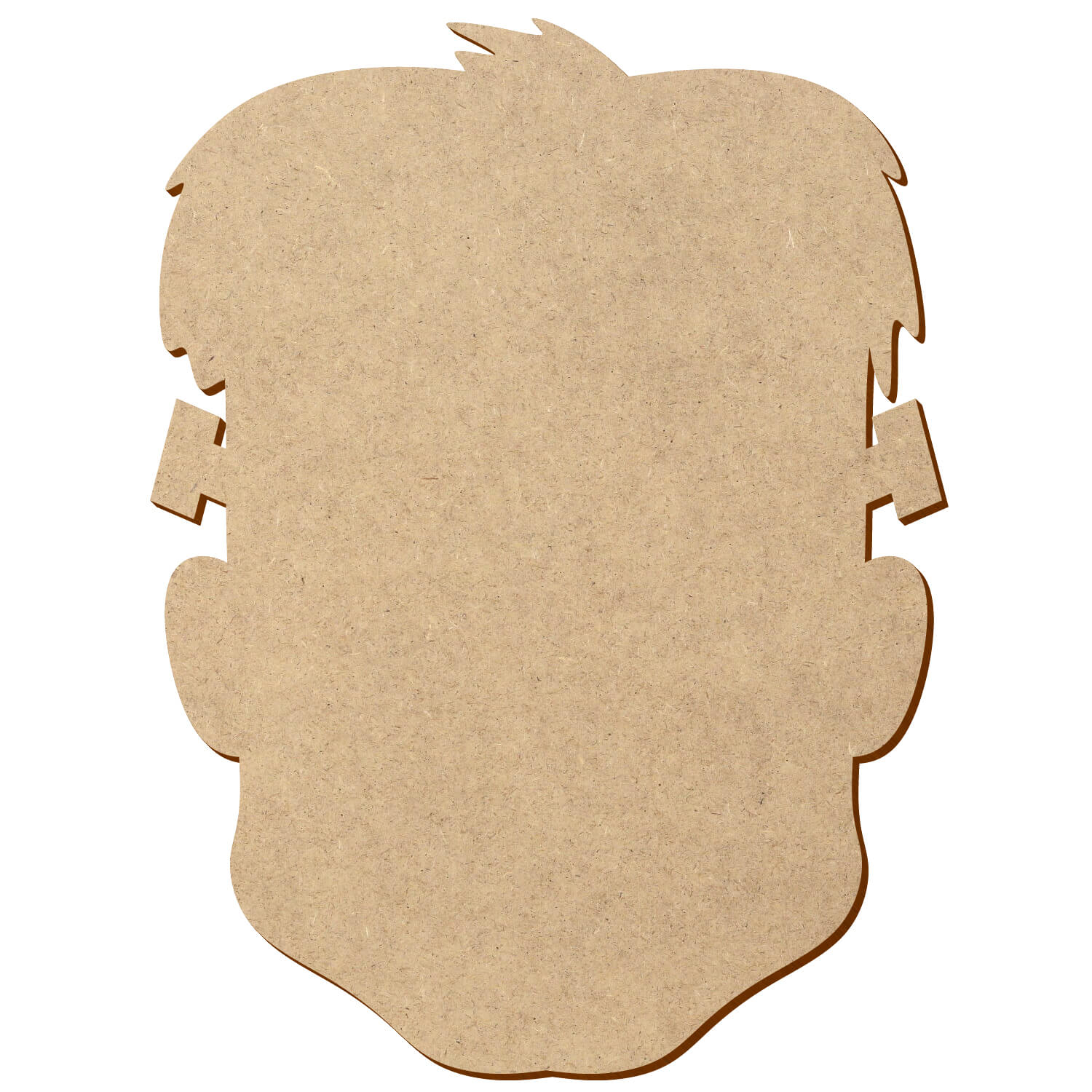 MDF Frankenstein's Kopf - Zuschnitt 3-50cm Deko Basteln