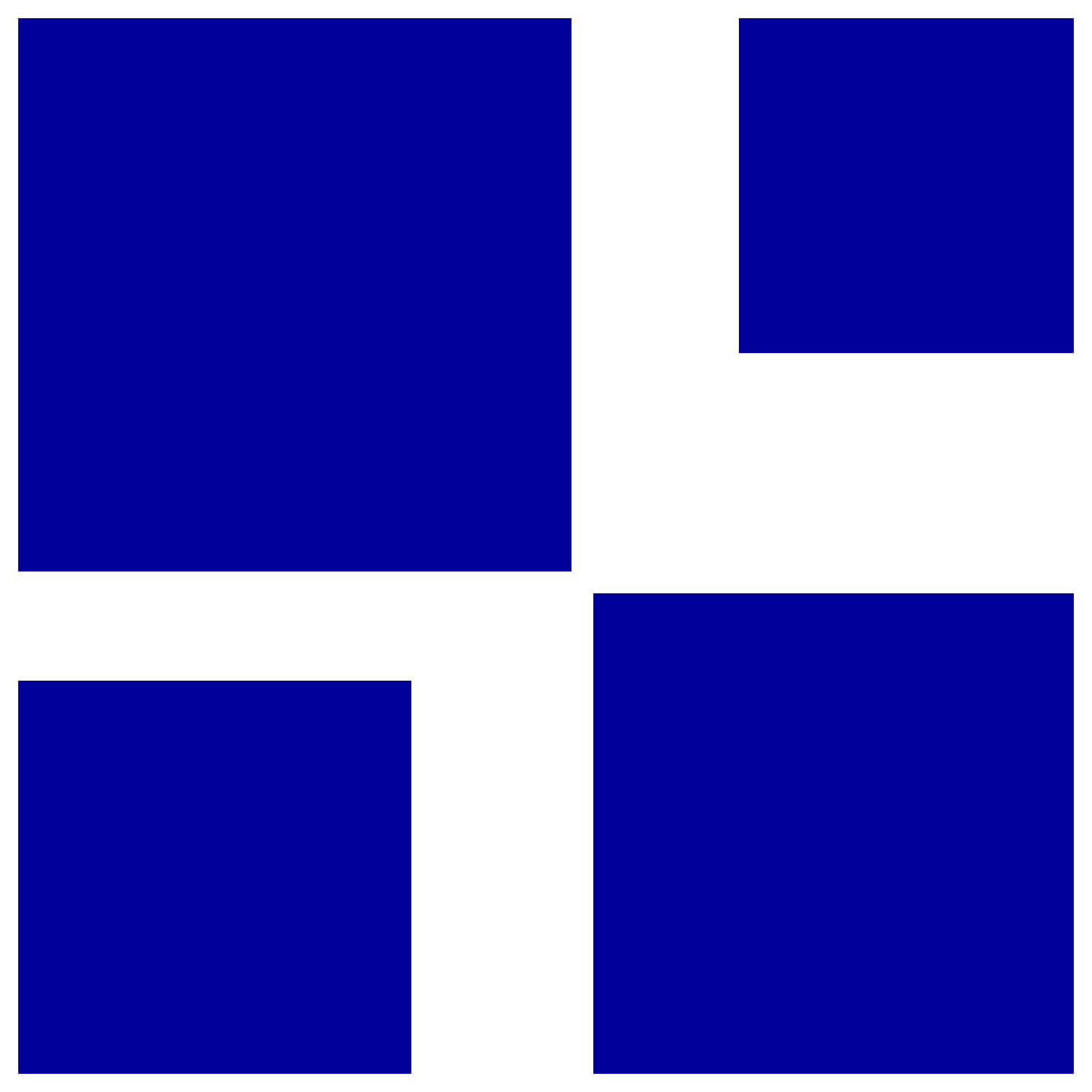 PLEXIGLAS® Zuschnitt 3-50cm - Quadrat blau Gruppenbild