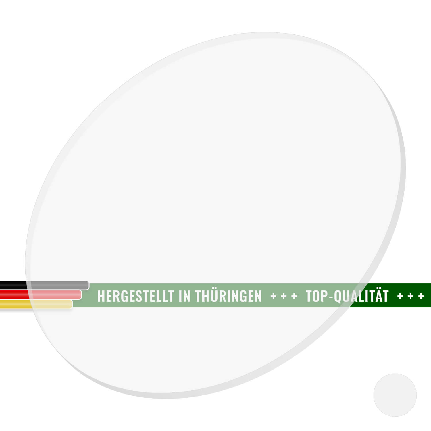 PLEXIGLAS® Zuschnitt 3-50cm - Scheibe Kreis Farblos transparent