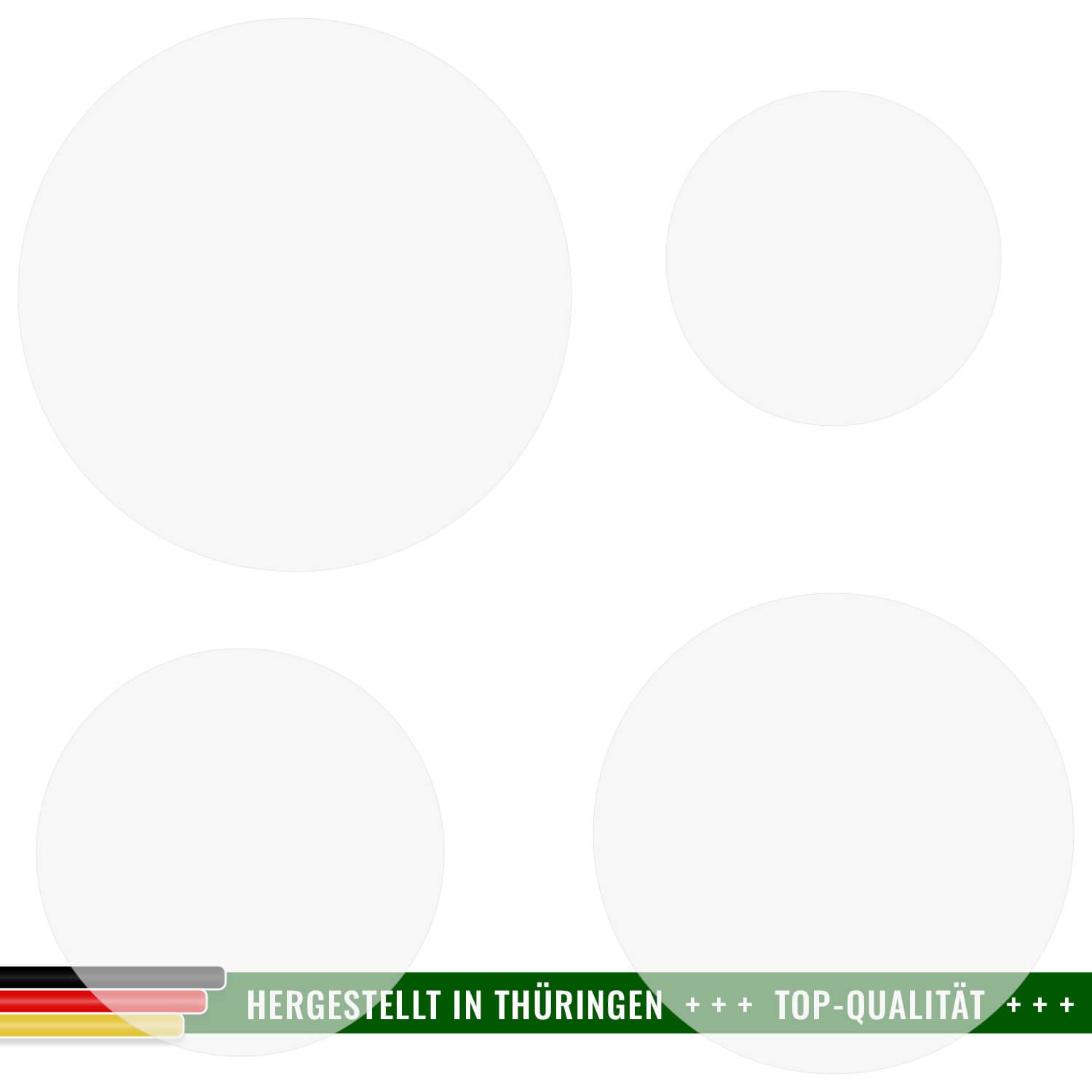 PLEXIGLAS® Zuschnitt 3-50cm - Scheibe Kreis Farblos transparent Gruppenbild