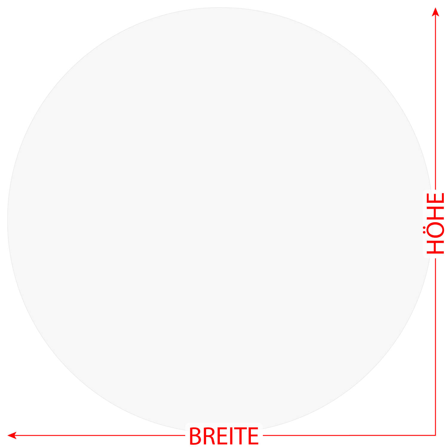 PLEXIGLAS® Zuschnitt 3-50cm - Scheibe Kreis Farblos transparent Größe