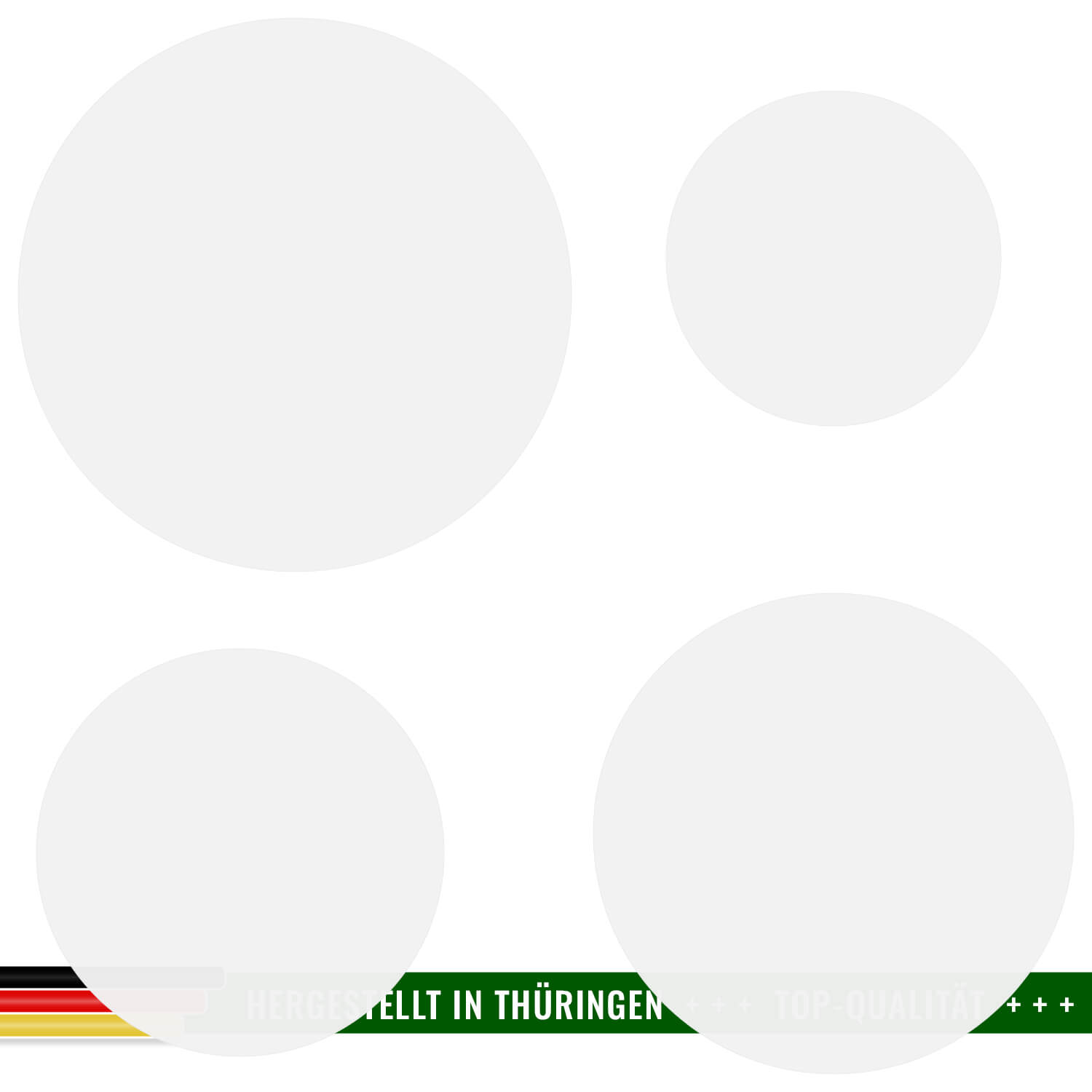 PLEXIGLAS® Zuschnitt 3-50cm - Scheibe Kreis Farblos milchig Gruppenbild