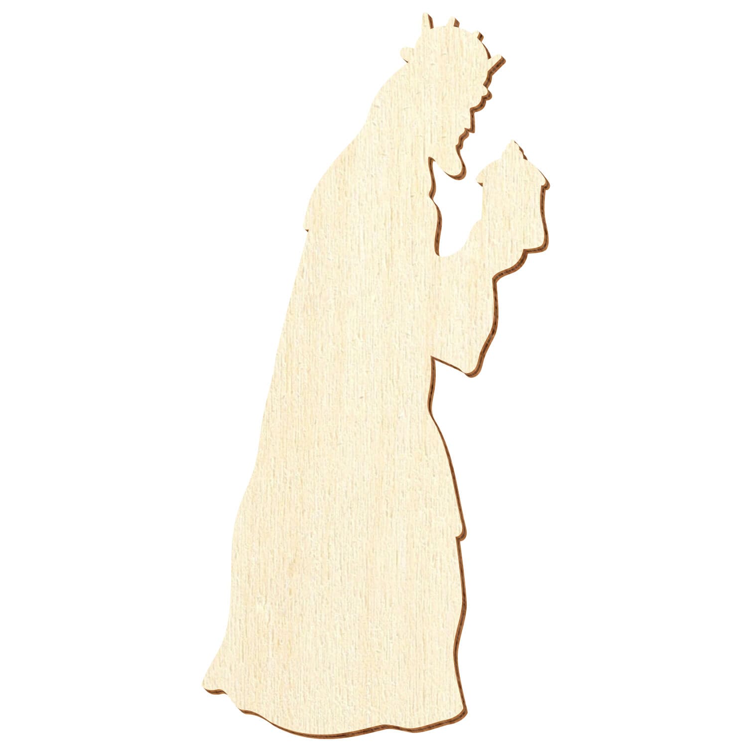 Heiliger König V2 Holz Zuschnitt 5-50cm