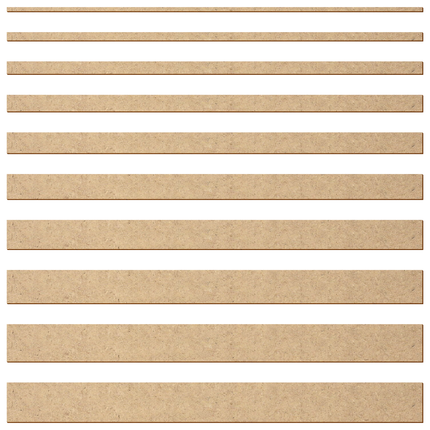 3mm MDF/HDF-Leisten Streifen 1m