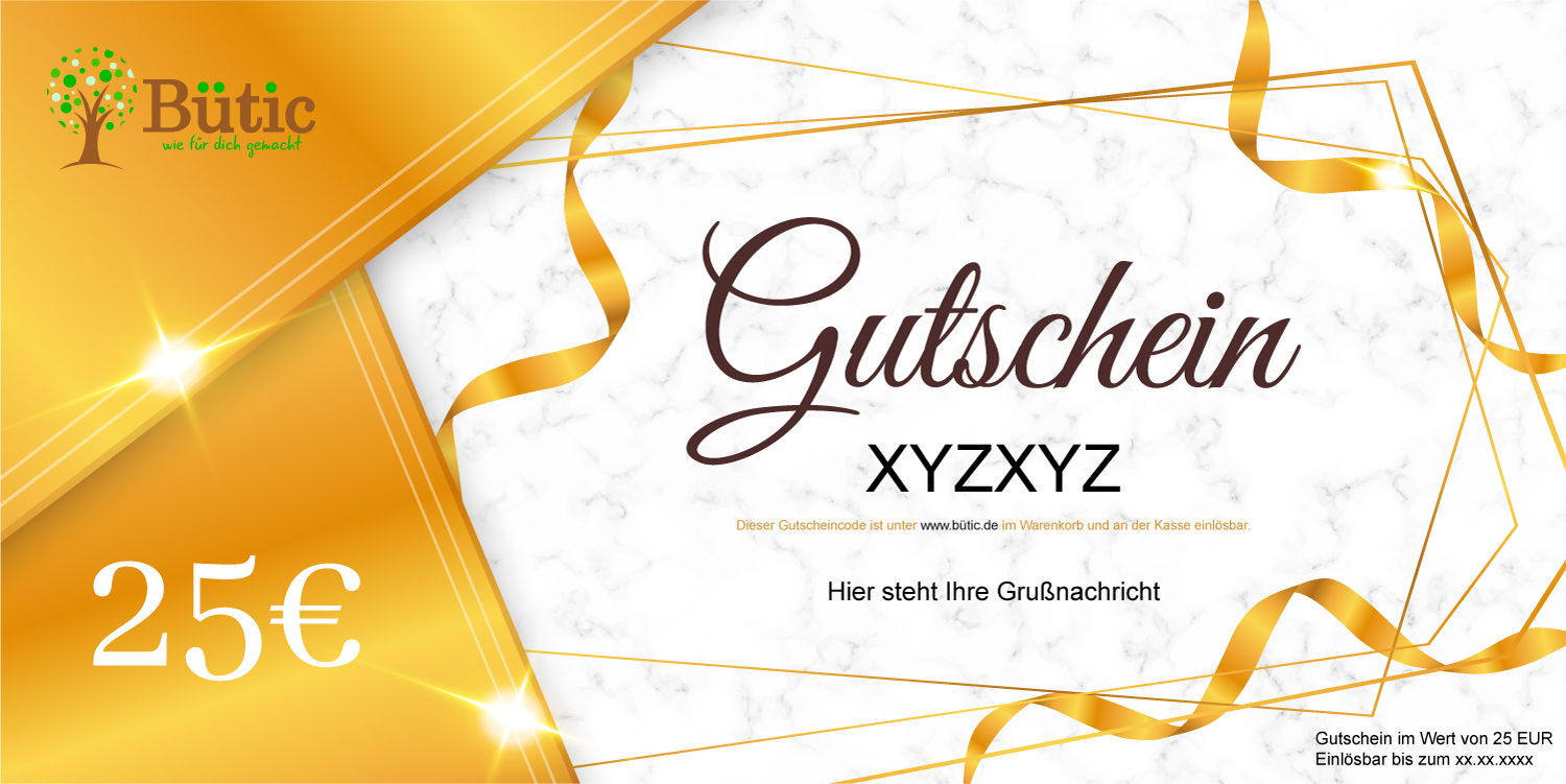 25€ Gutschein DIN Lang