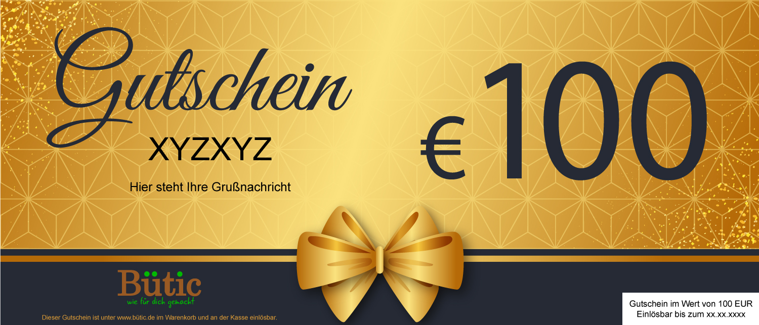 100€ Gutschein DIN lang