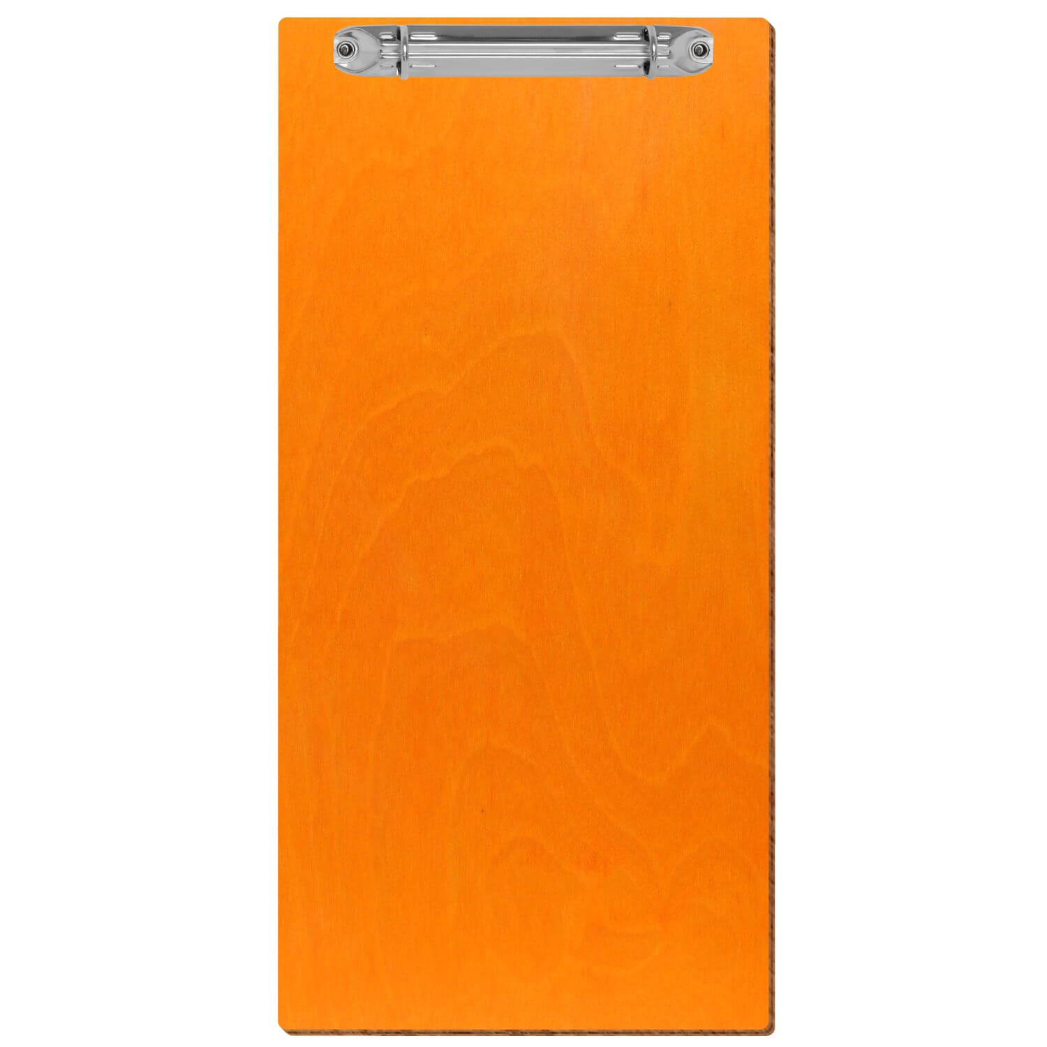 Klemmbrett Getränkekarte Standardform Orange hochkant Ringbuchmechanik silber