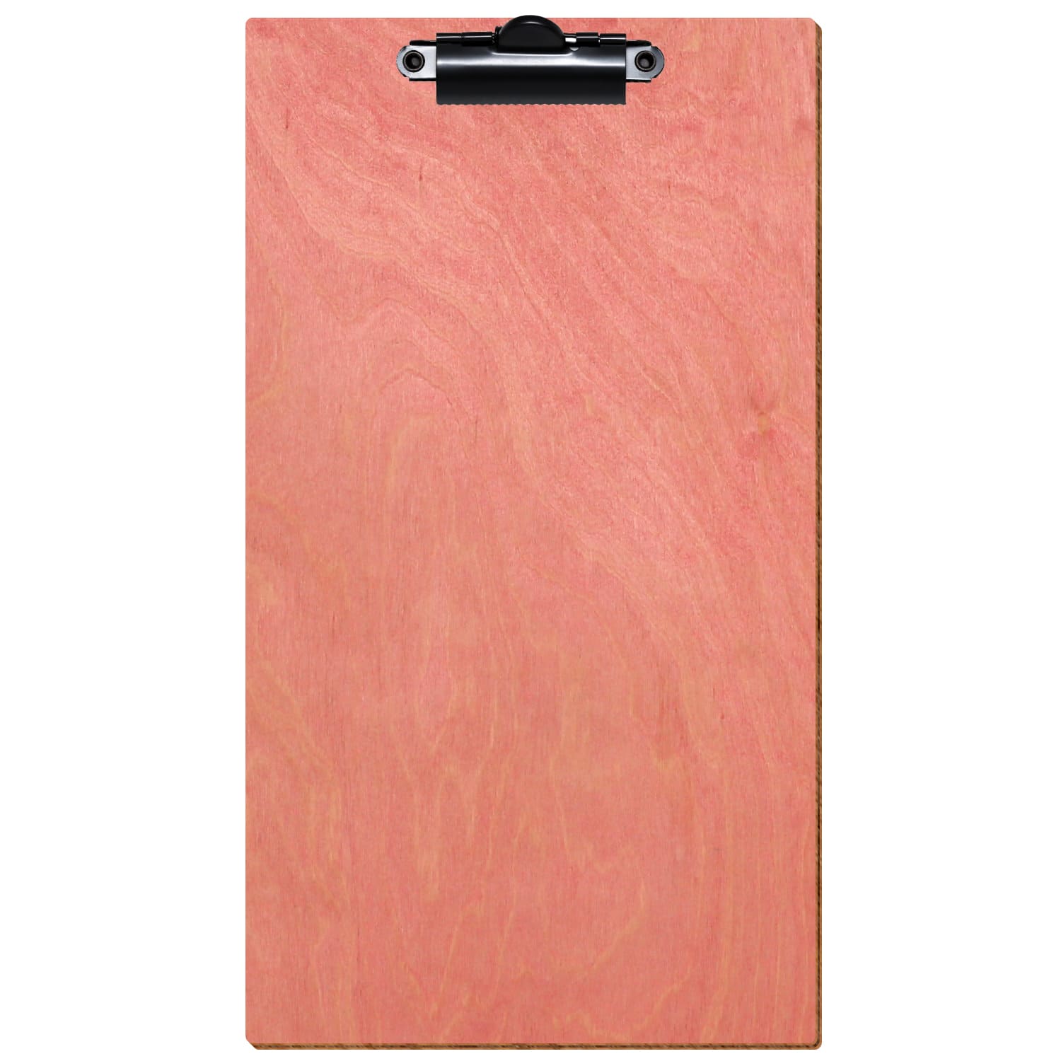Klemmbrett Getränkekarte Standardform Rosa hochkant Zahnklemme schwarz