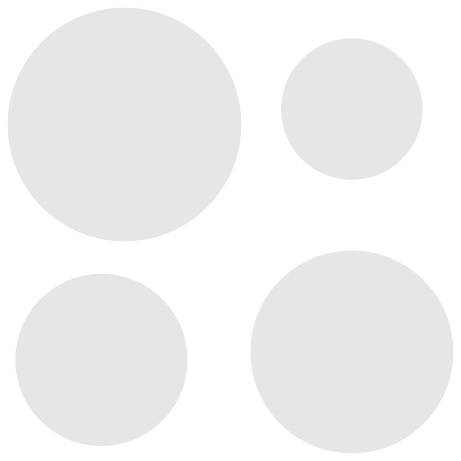 PLEXIGLAS® Zuschnitt 3-50cm - Scheibe Kreis grau Gruppenbild