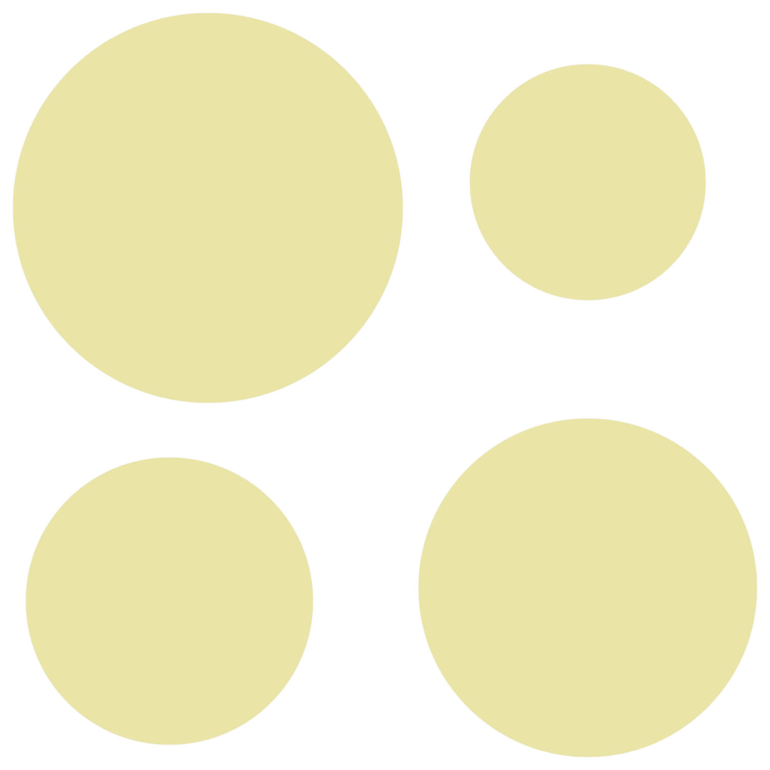 PLEXIGLAS® Zuschnitt 3-50cm - Scheibe Kreis creme Gruppenbild