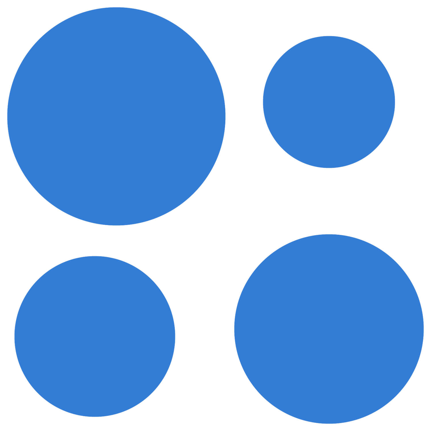 PLEXIGLAS® Zuschnitt 3-50cm - Scheibe Kreis hellblau Gruppenbild