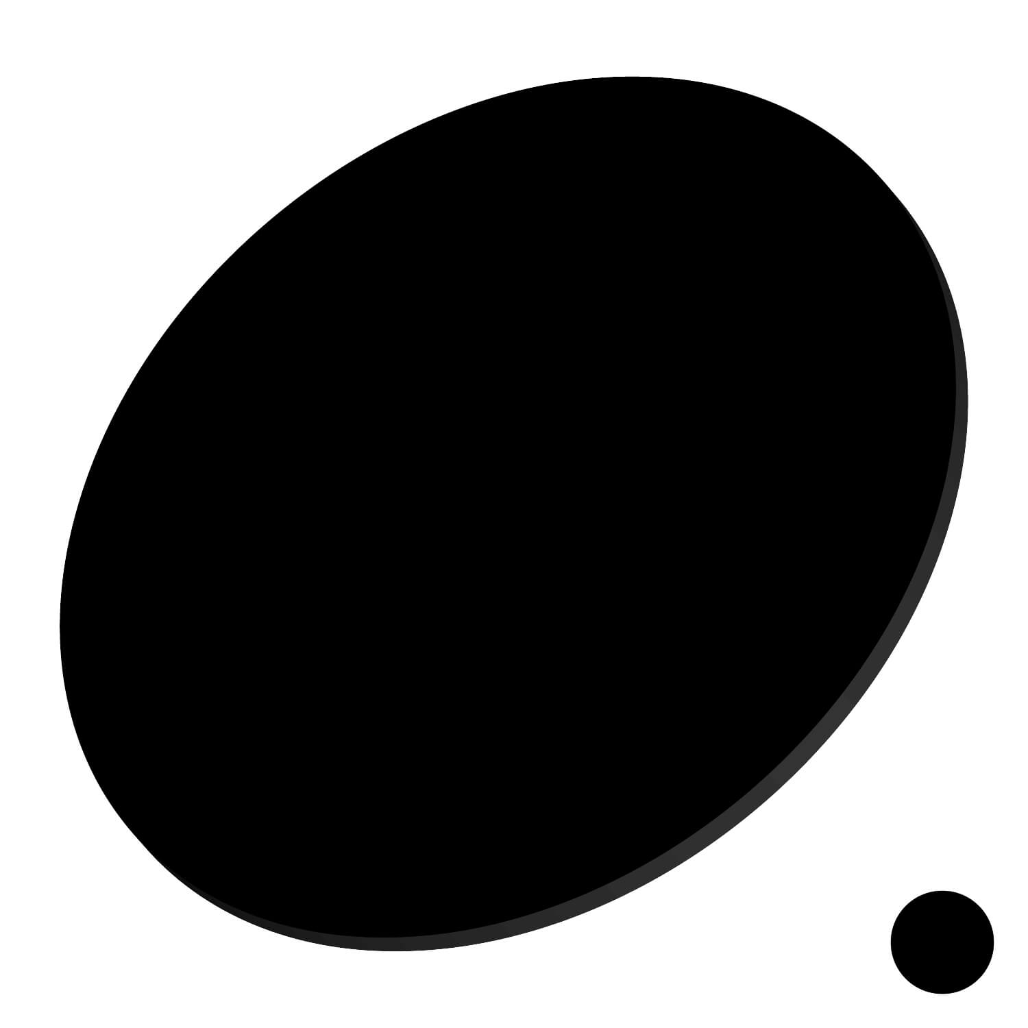 PLEXIGLAS® Zuschnitt 3-50cm - Scheibe Kreis schwarz