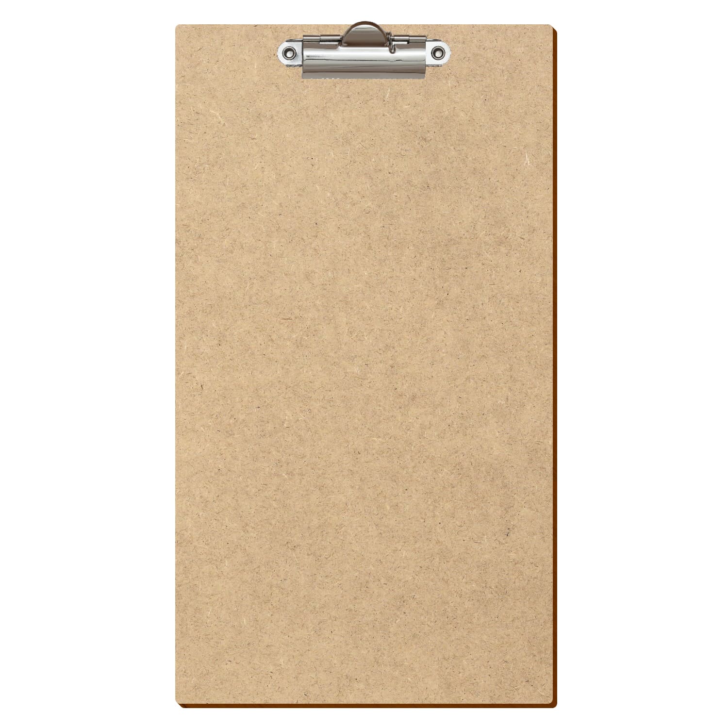 Klemmbrett Rechnungsformat Standardform HDF hochkant Zahnklemme silber