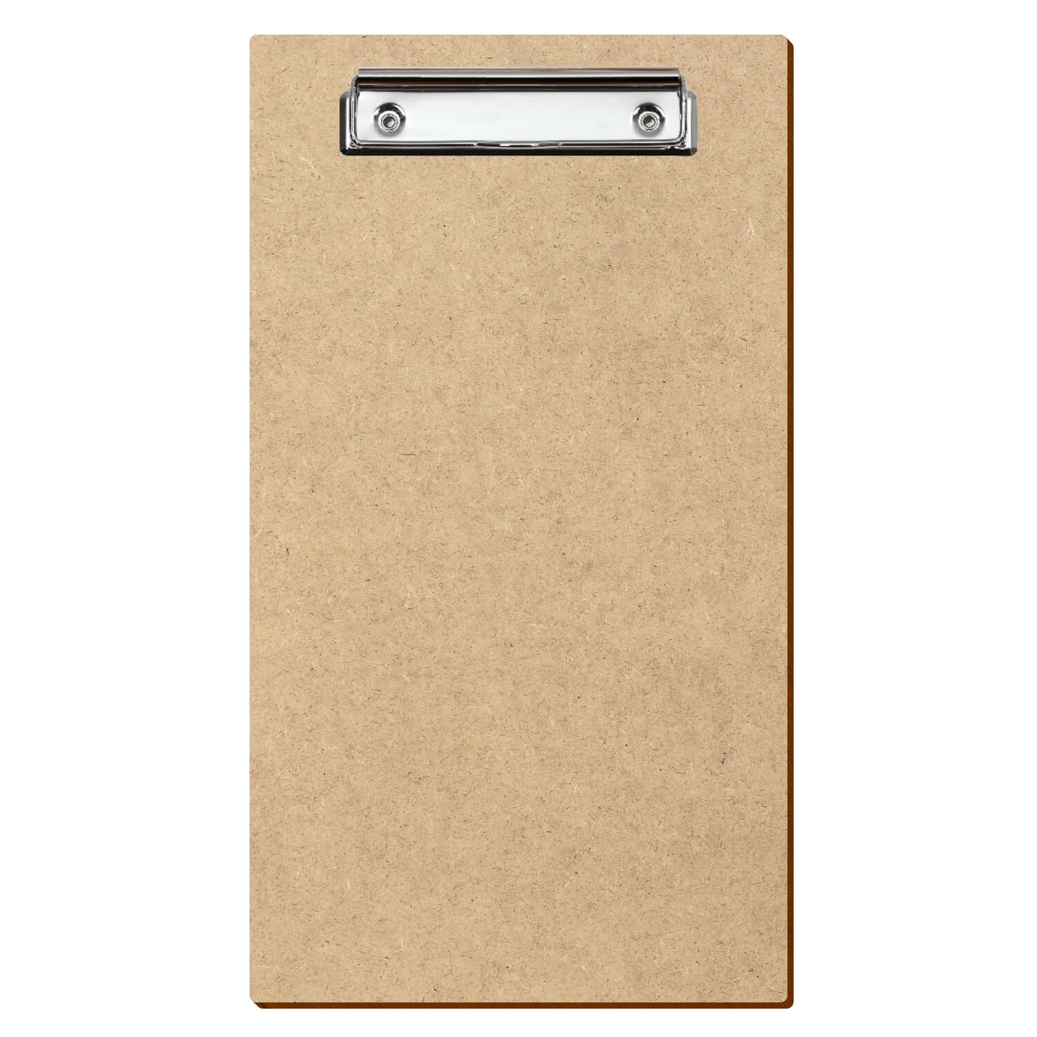 Klemmbrett Rechnungsformat Standardform HDF hochkant Bügelklemme silber