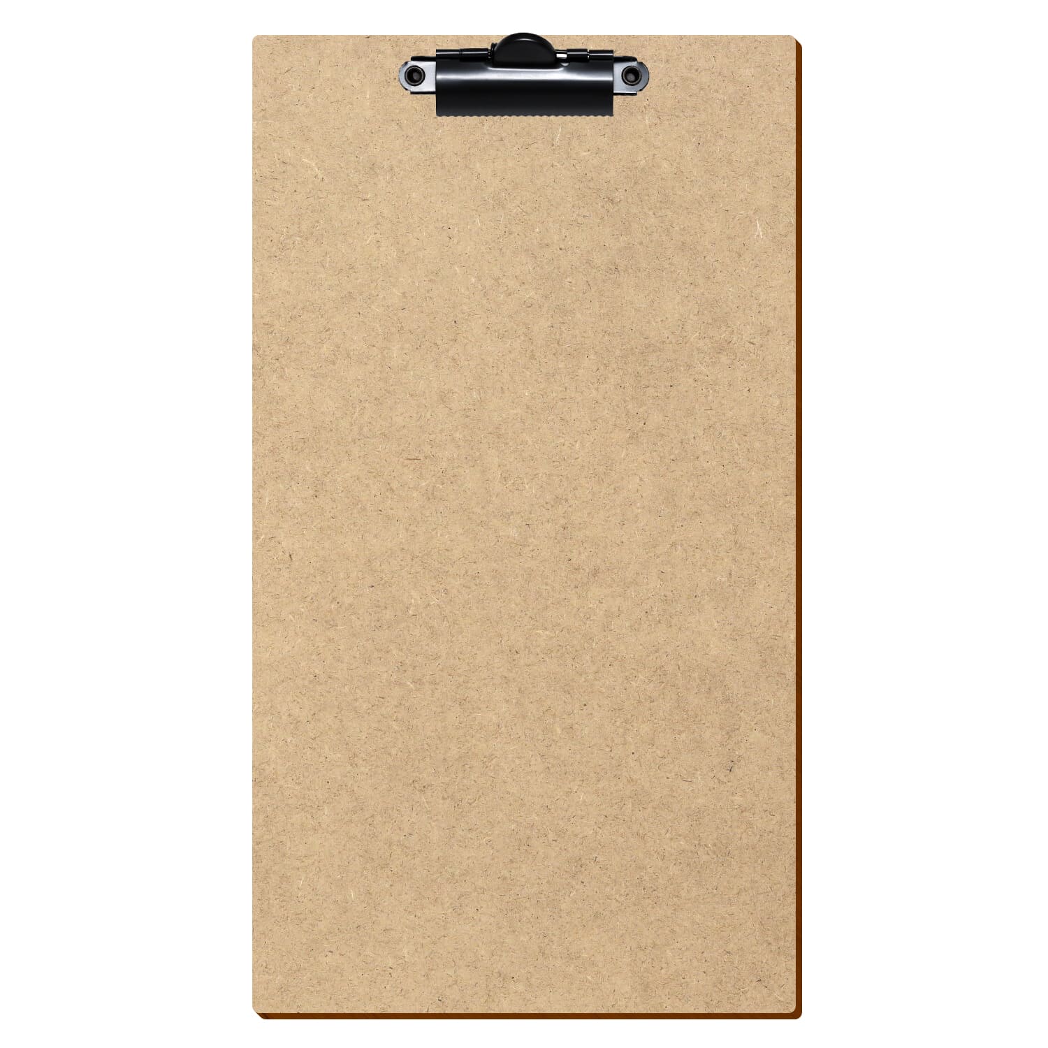 Klemmbrett Rechnungsformat Standardform HDF hochkant Zahnklemme schwarz