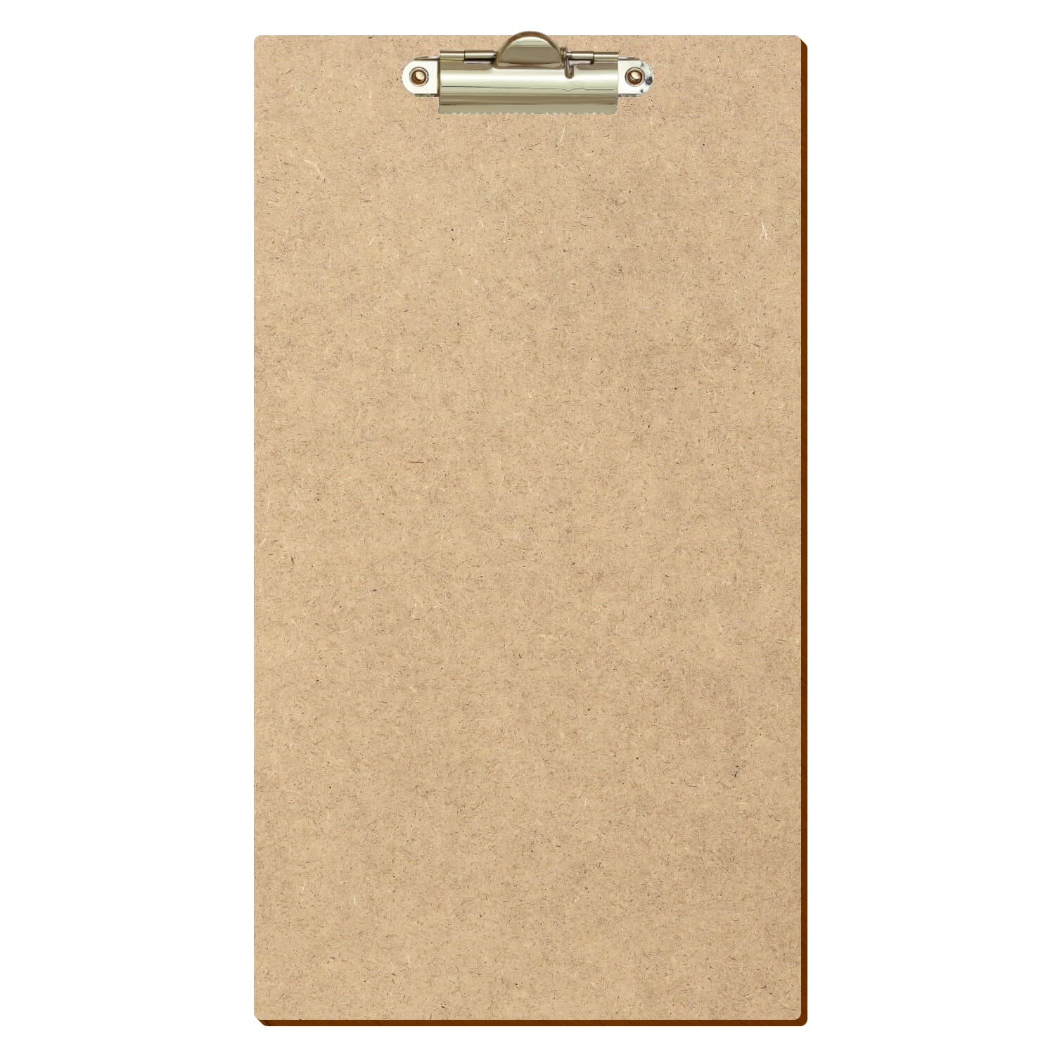 Klemmbrett Rechnungsformat Standardform HDF hochkant Zahnklemme gold