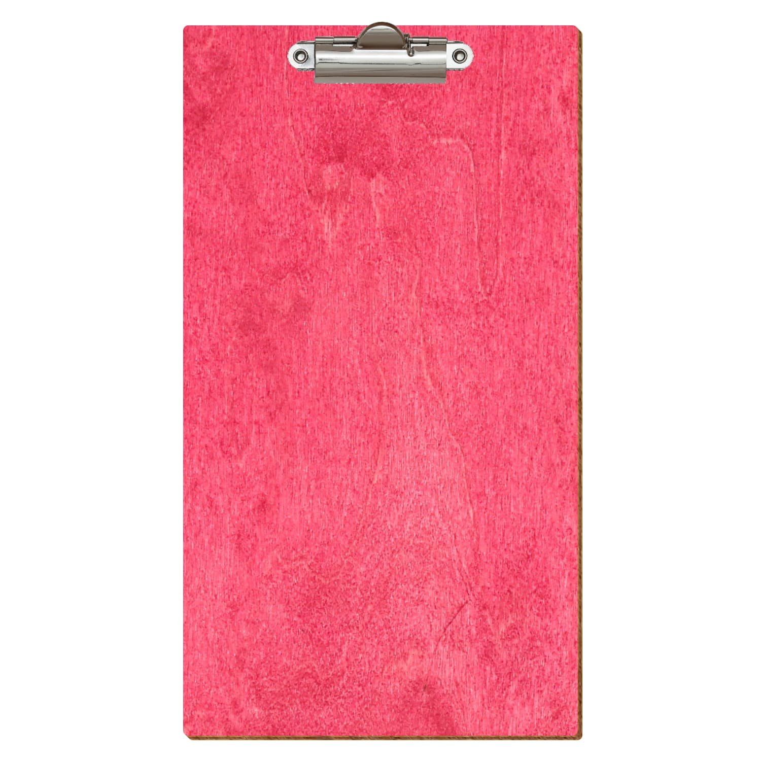 Klemmbrett Rechnungsformat Standardform Dunkelpink hochkant Zahnklemme silber