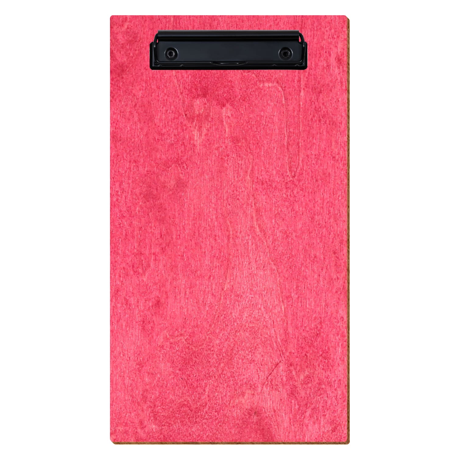 Klemmbrett Rechnungsformat Standardform Dunkelpink hochkant Bügelklemme schwarz