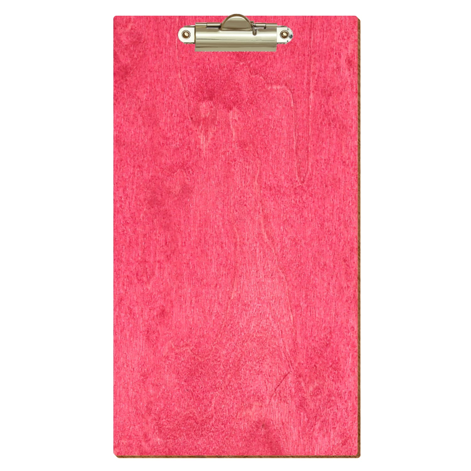 Klemmbrett Rechnungsformat Standardform Dunkelpink hochkant Zahnklemme gold