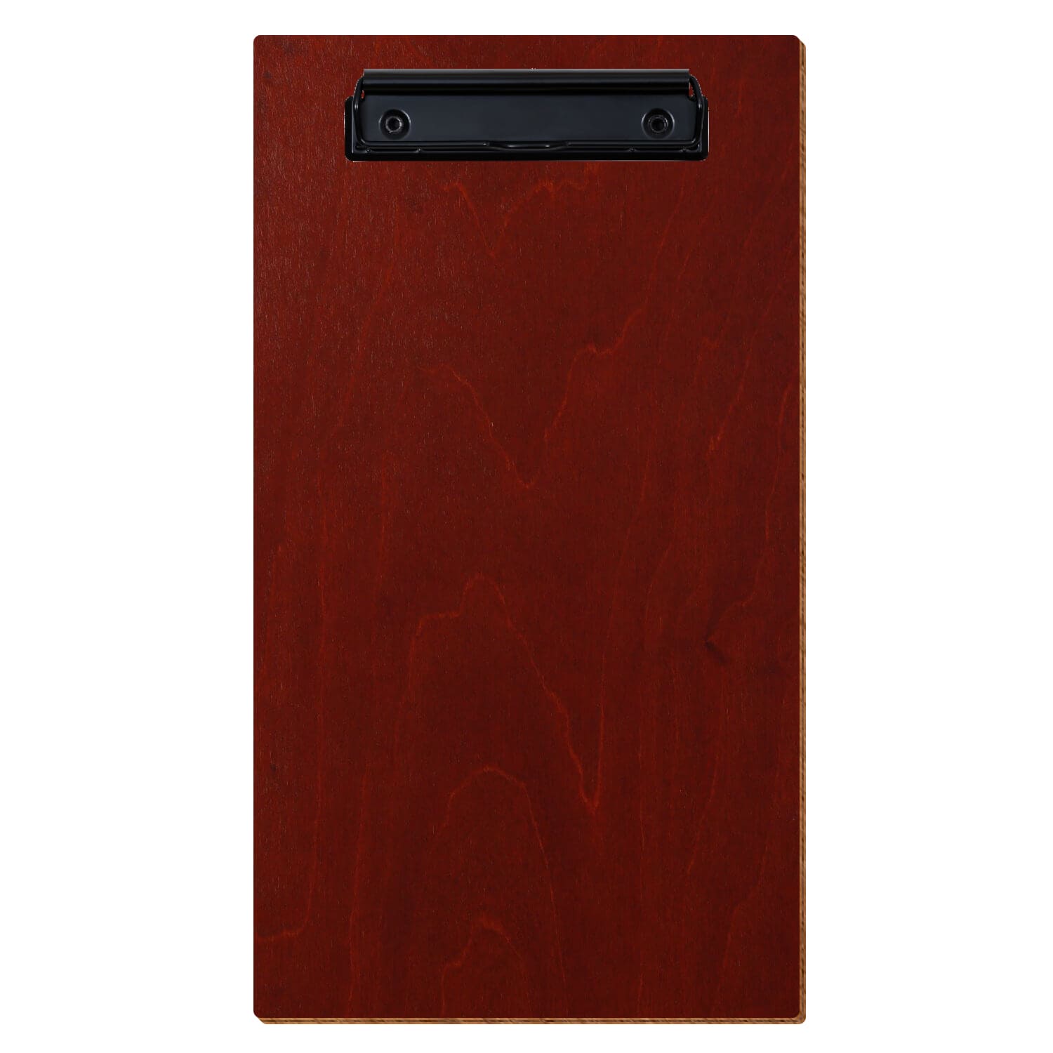 Klemmbrett Rechnungsformat Standardform Kirschbaum hochkant Bügelklemme schwarz
