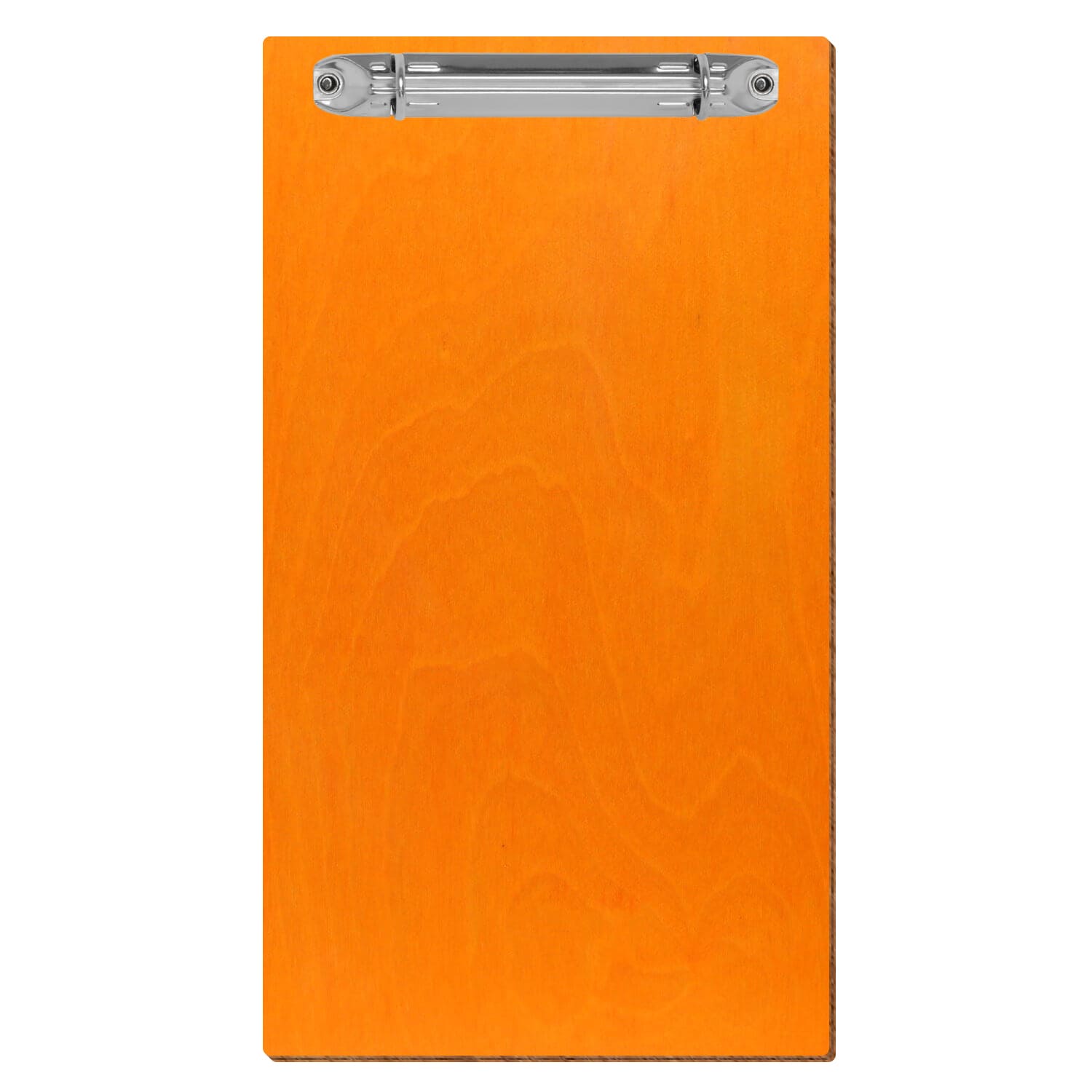 Klemmbrett Rechnungsformat Standardform Orange hochkant Ringbuchmechanik silber
