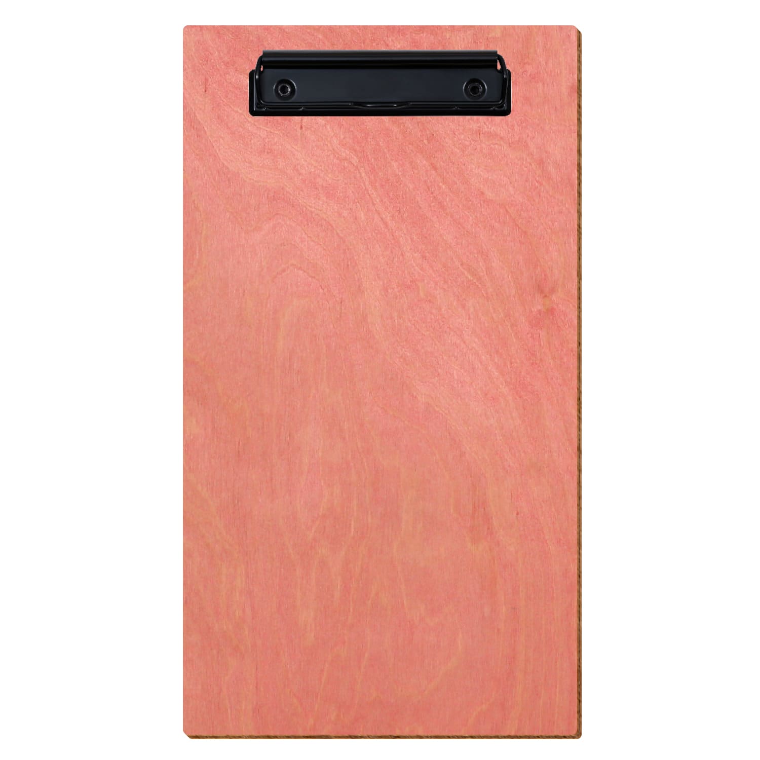 Klemmbrett Rechnungsformat Standardform Rosa hochkant Bügelklemme schwarz