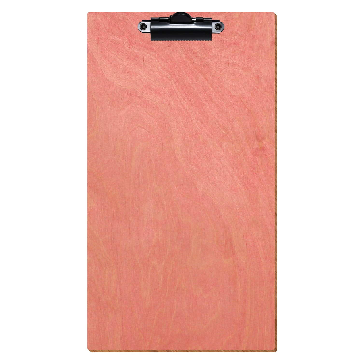 Klemmbrett Rechnungsformat Standardform Rosa hochkant Zahnklemme schwarz