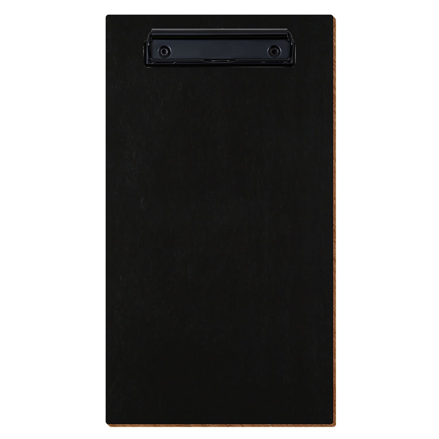 Klemmbrett Rechnungsformat Standardform Schwarz hochkant Bügelklemme schwarz