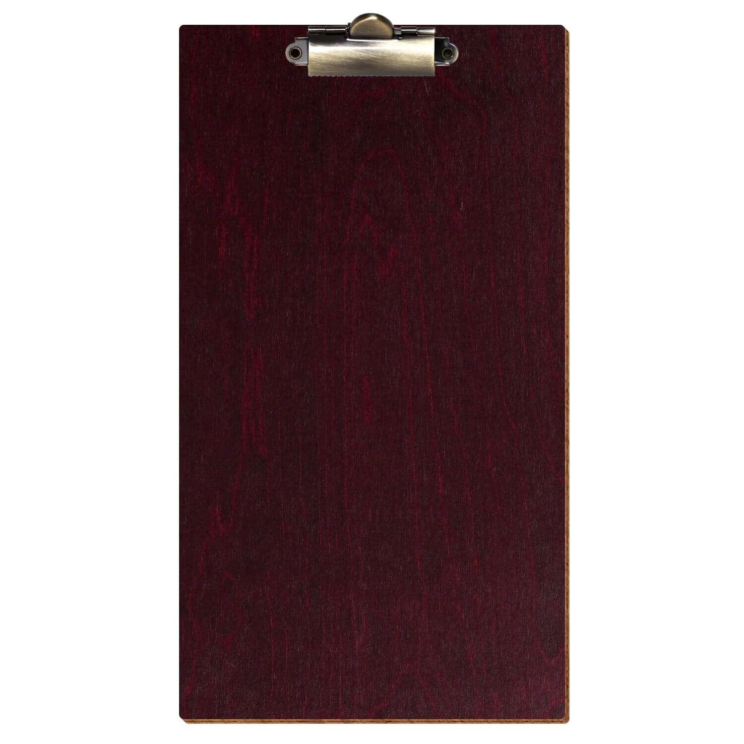 Klemmbrett Rechnungsformat Standardform Violett hochkant Zahnklemme antik
