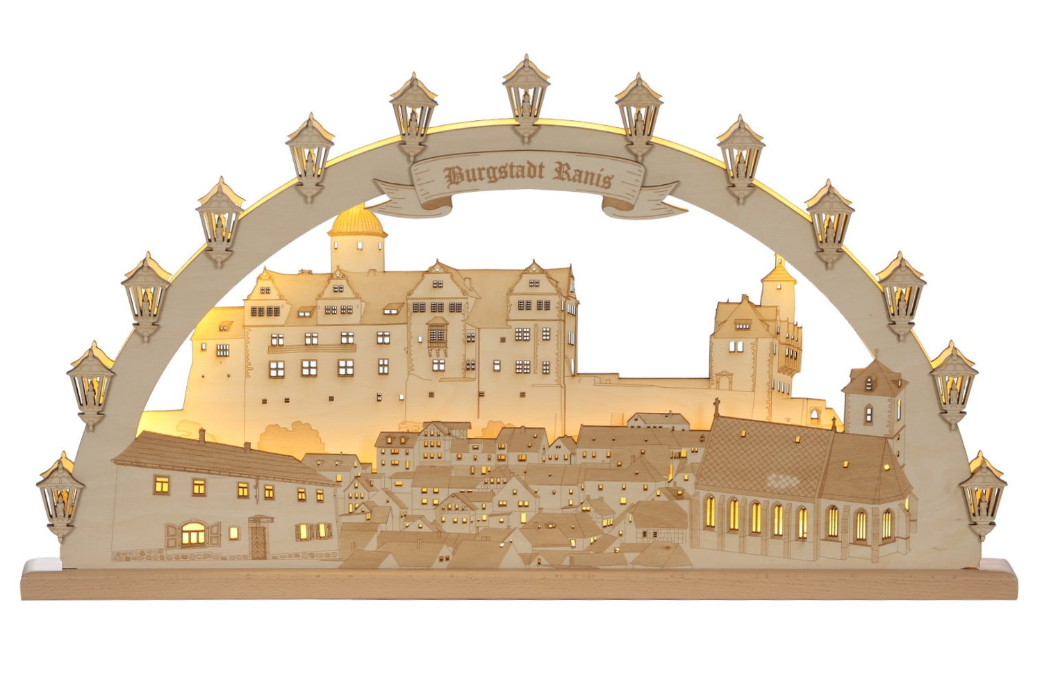 Schwibbogen der Burgstadt Ranis