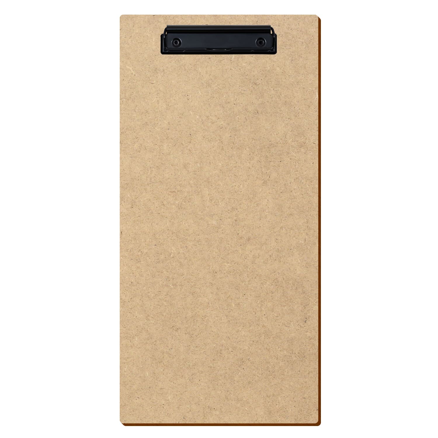 Klemmbrett Barformat HDF hochkant Bügelklemme schwarz