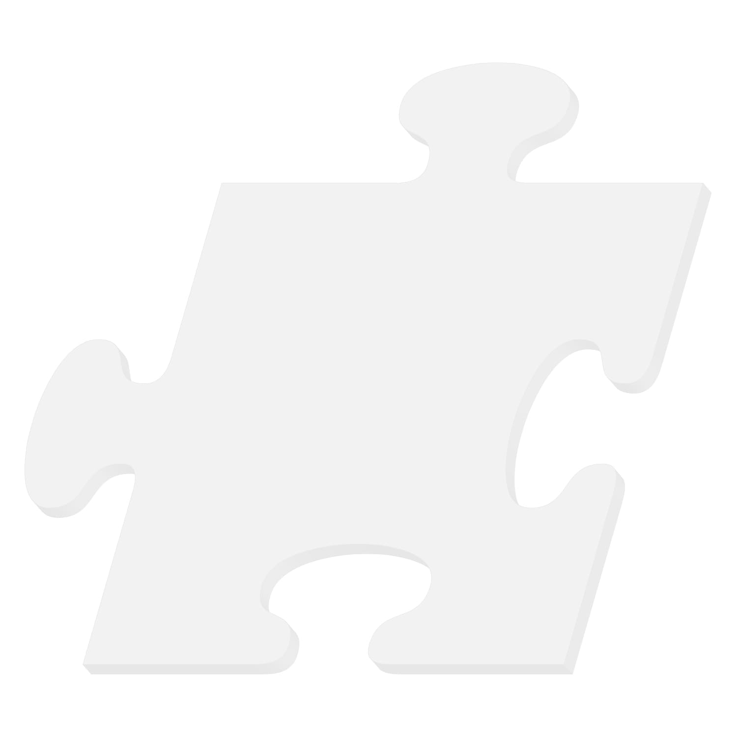 Plexiglas® Zuschnitt - Puzzle Farblos milchig - Basteln Deko 3-50cm Amazon